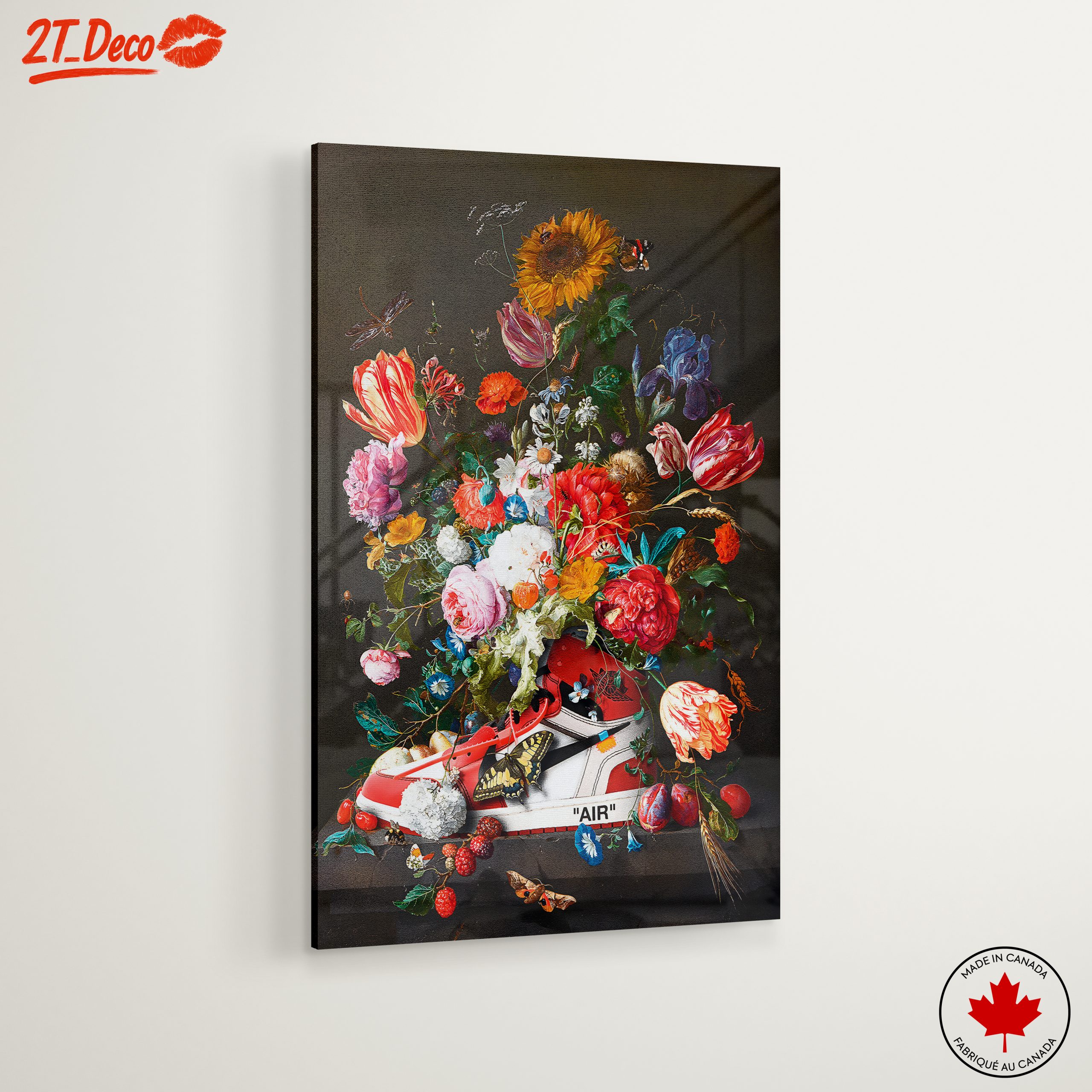 Floral Sneaker Design with Vibrant Colors - Image 6