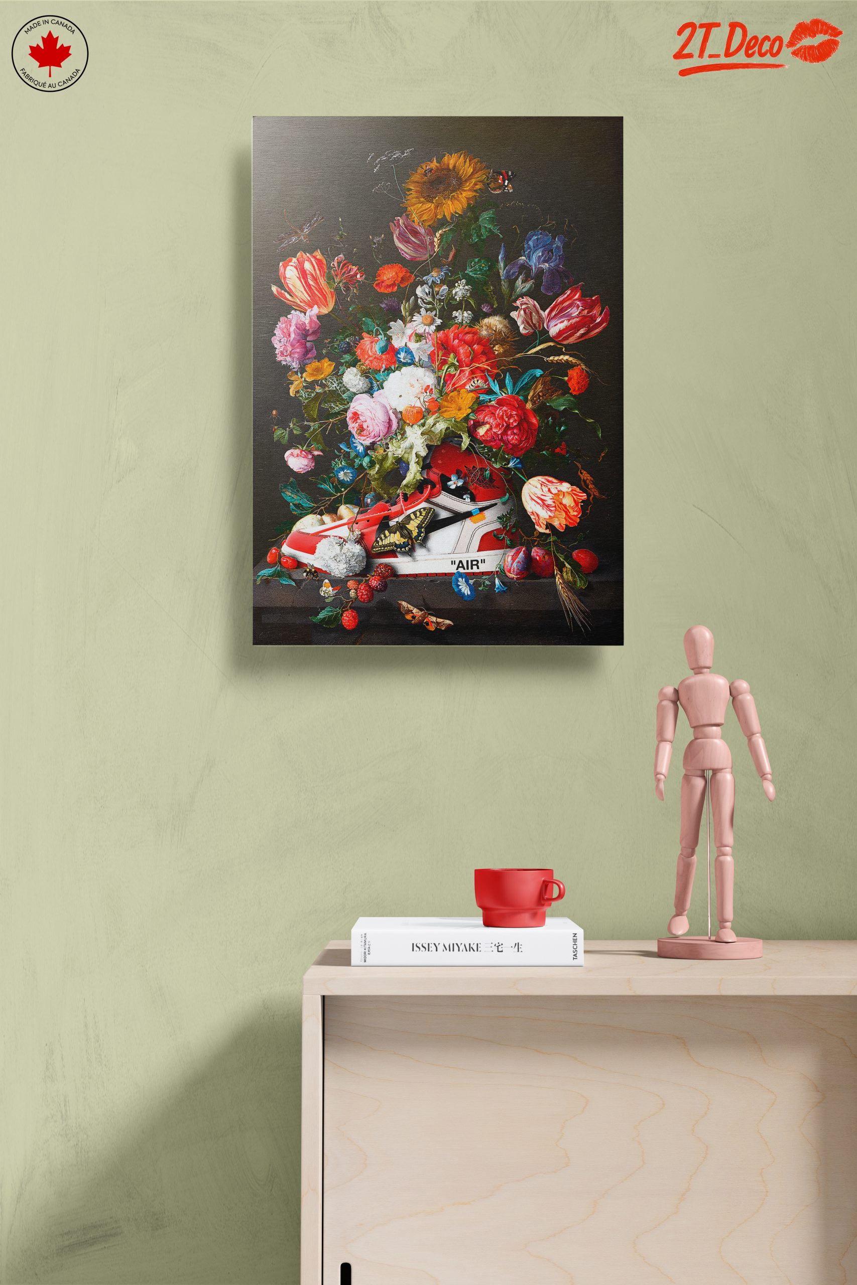 Floral Sneaker Design with Vibrant Colors - Image 14