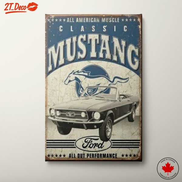 Ford Mustang Classic Car Art