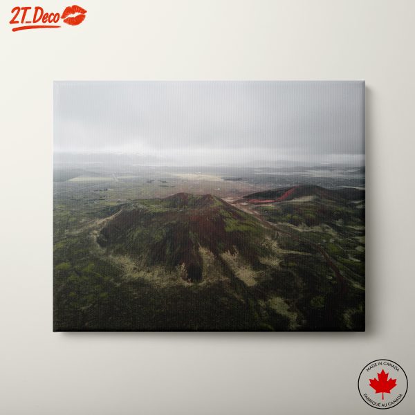 Breathtaking View of a Volcano in a Scenic Landscape