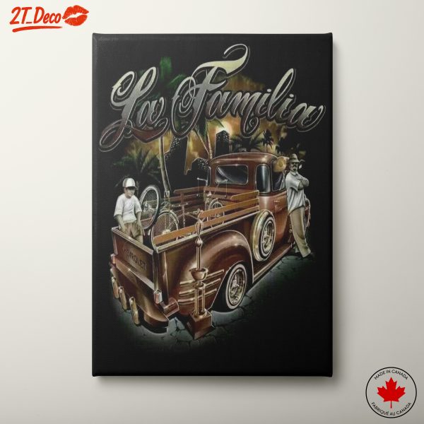 Vintage Chevrolet Truck with Family Theme