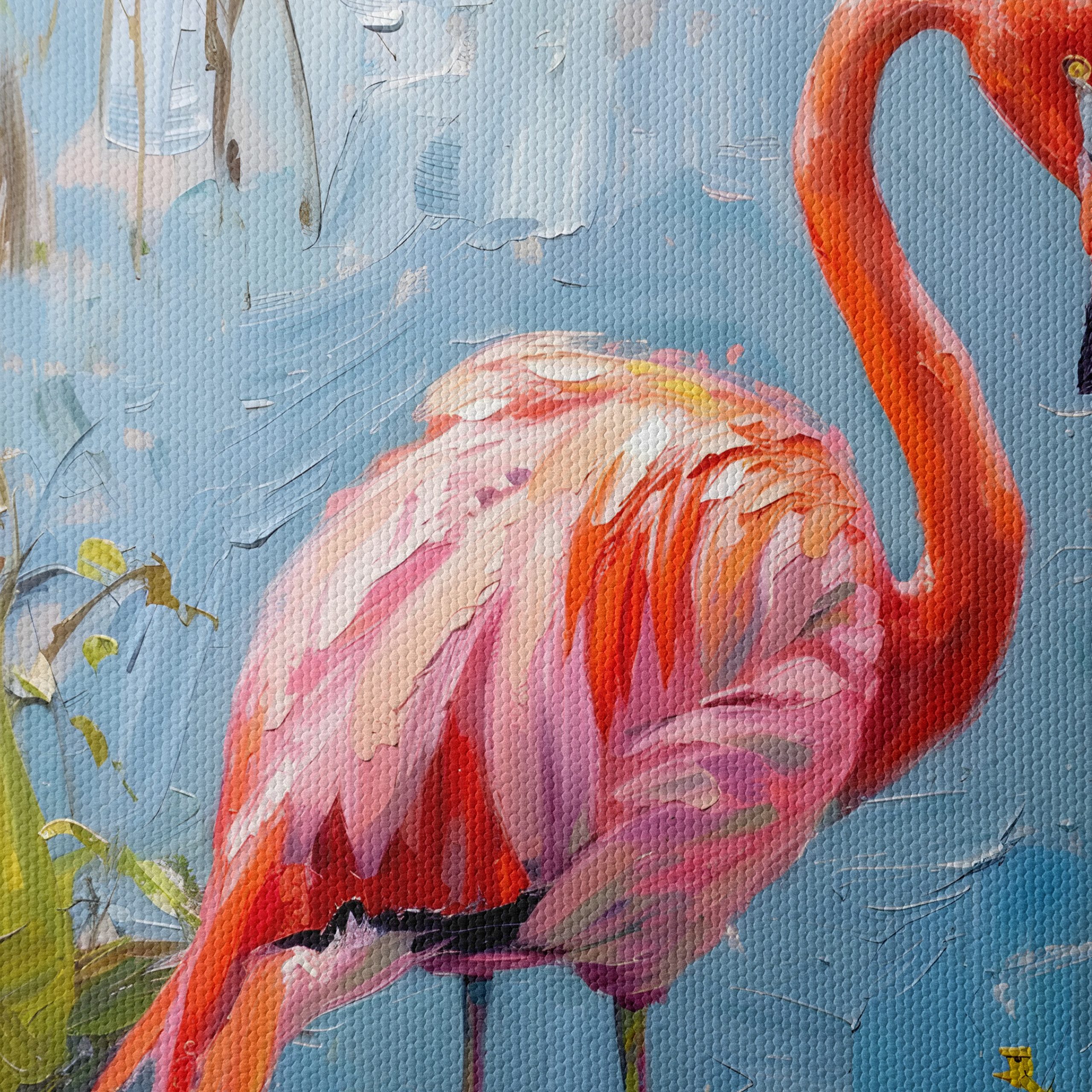 Vibrant Flamingo in Serene Waters - Image 4