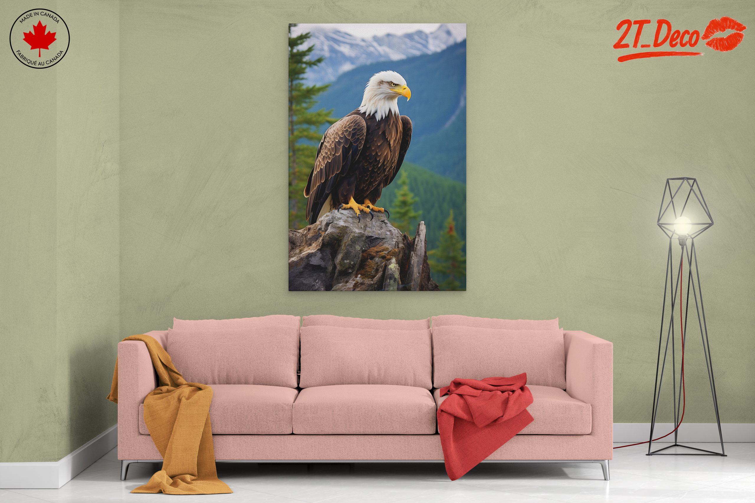 Stunning Bald Eagle Wall Art - Image 2