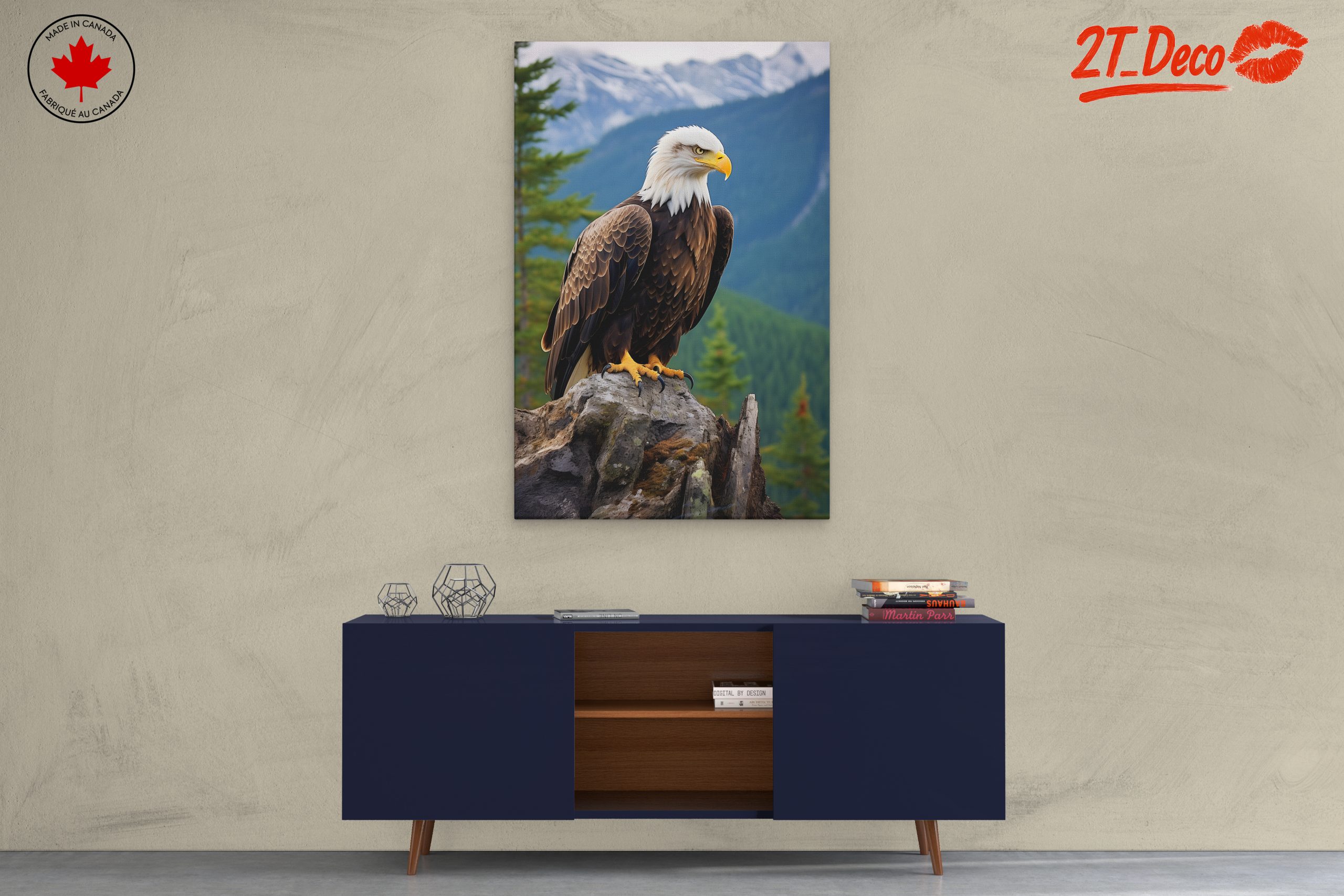 Stunning Bald Eagle Wall Art - Image 3