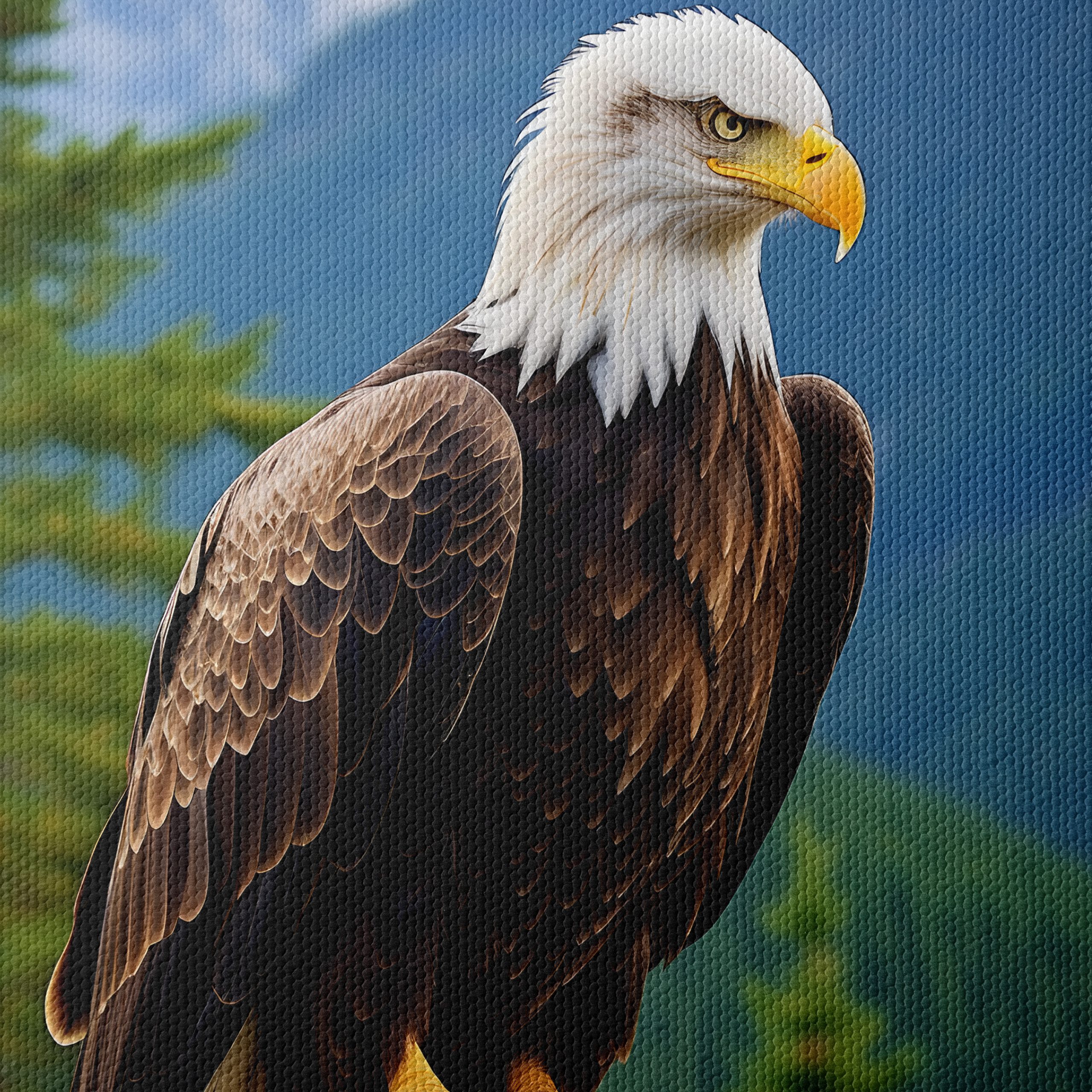 Stunning Bald Eagle Wall Art - Image 4