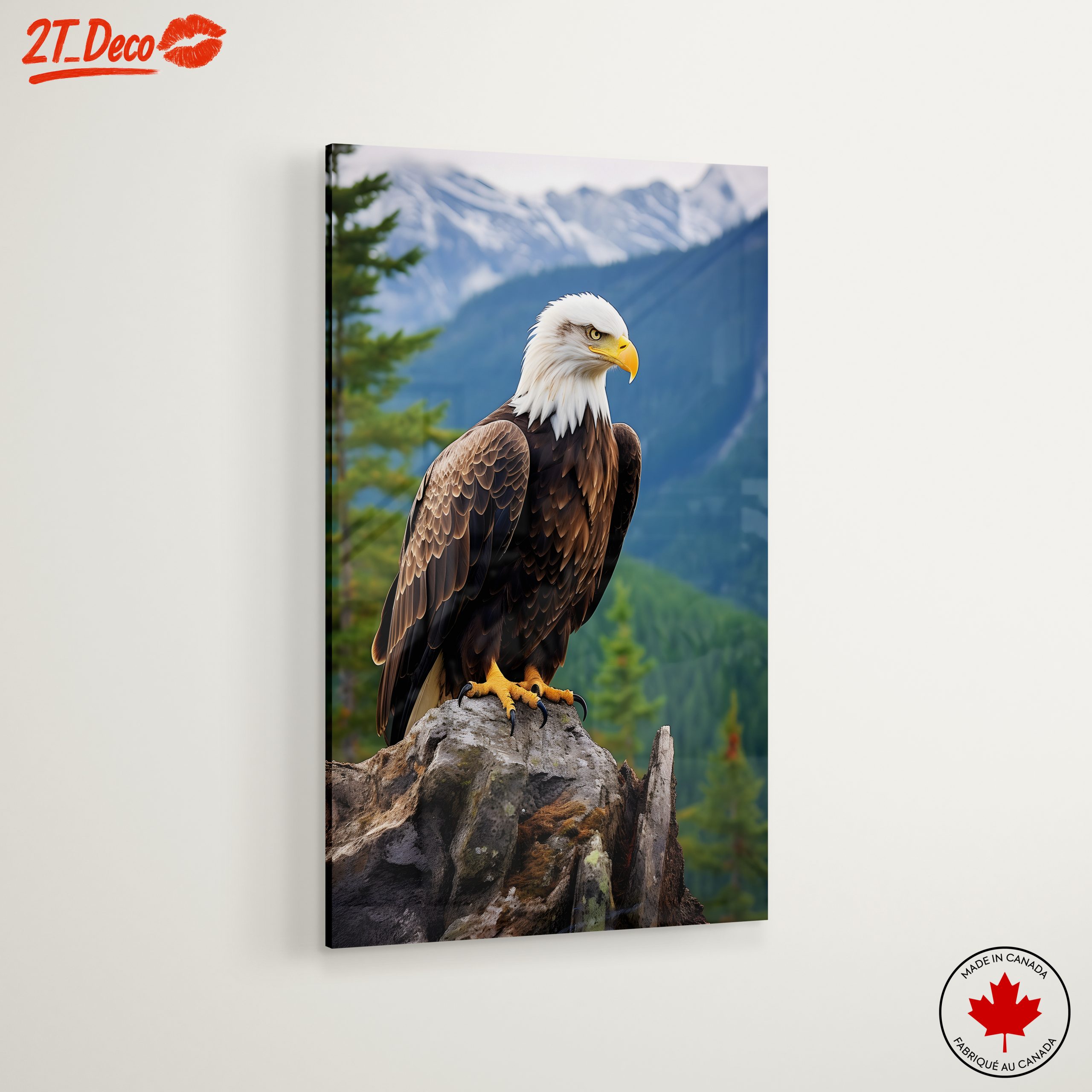 Stunning Bald Eagle Wall Art - Image 6