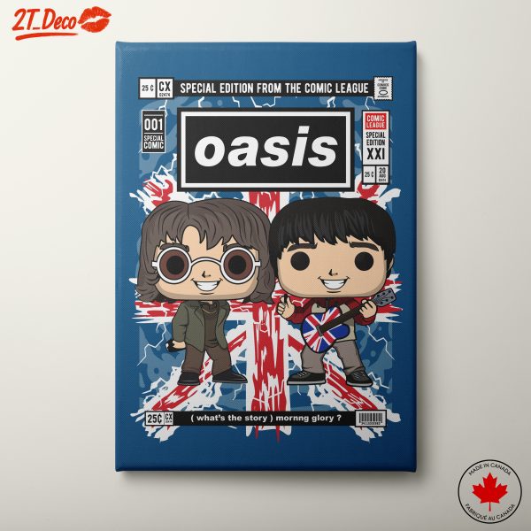 Oasis Themed Artistic Music Art