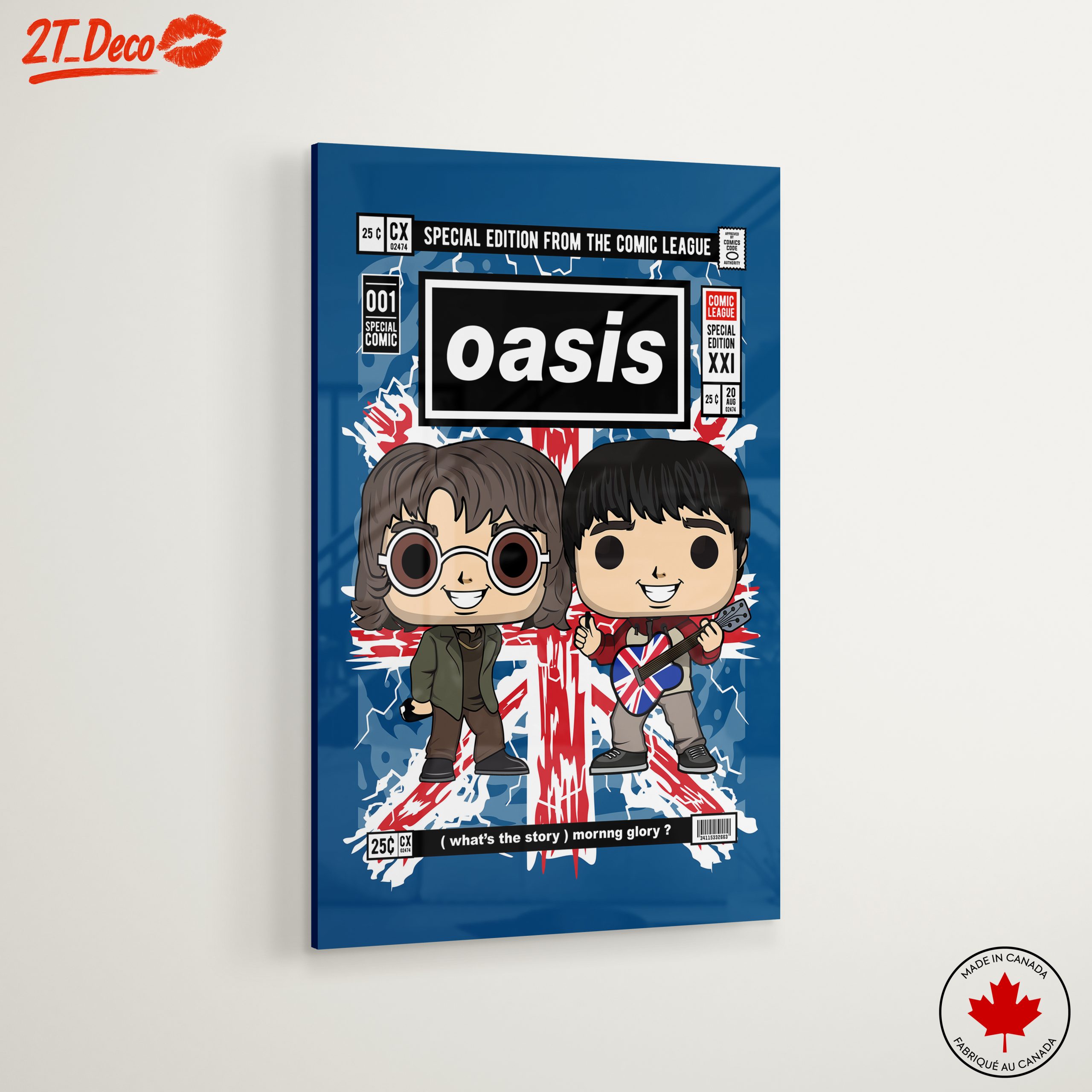 Oasis Themed Artistic Music Art - Image 6
