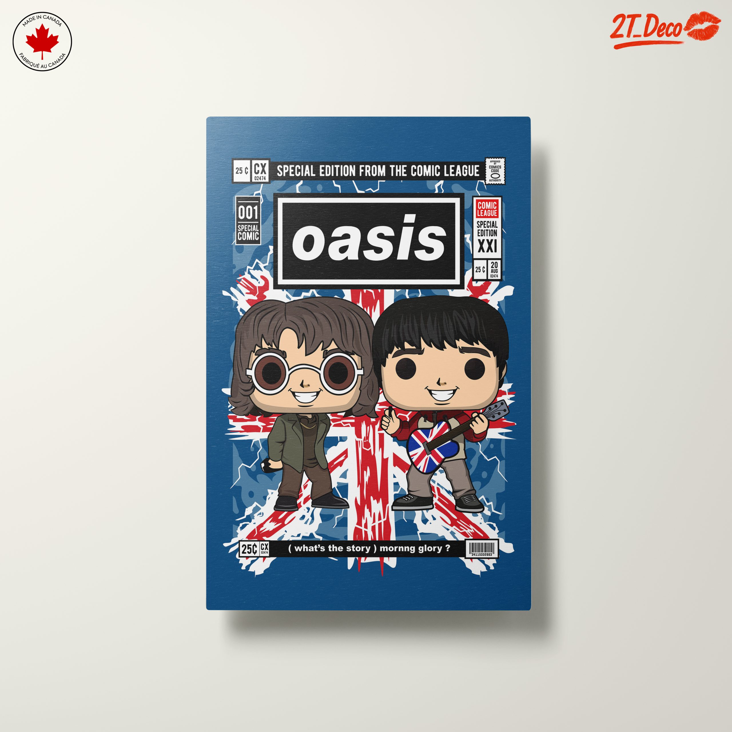 Oasis Themed Artistic Music Art - Image 10
