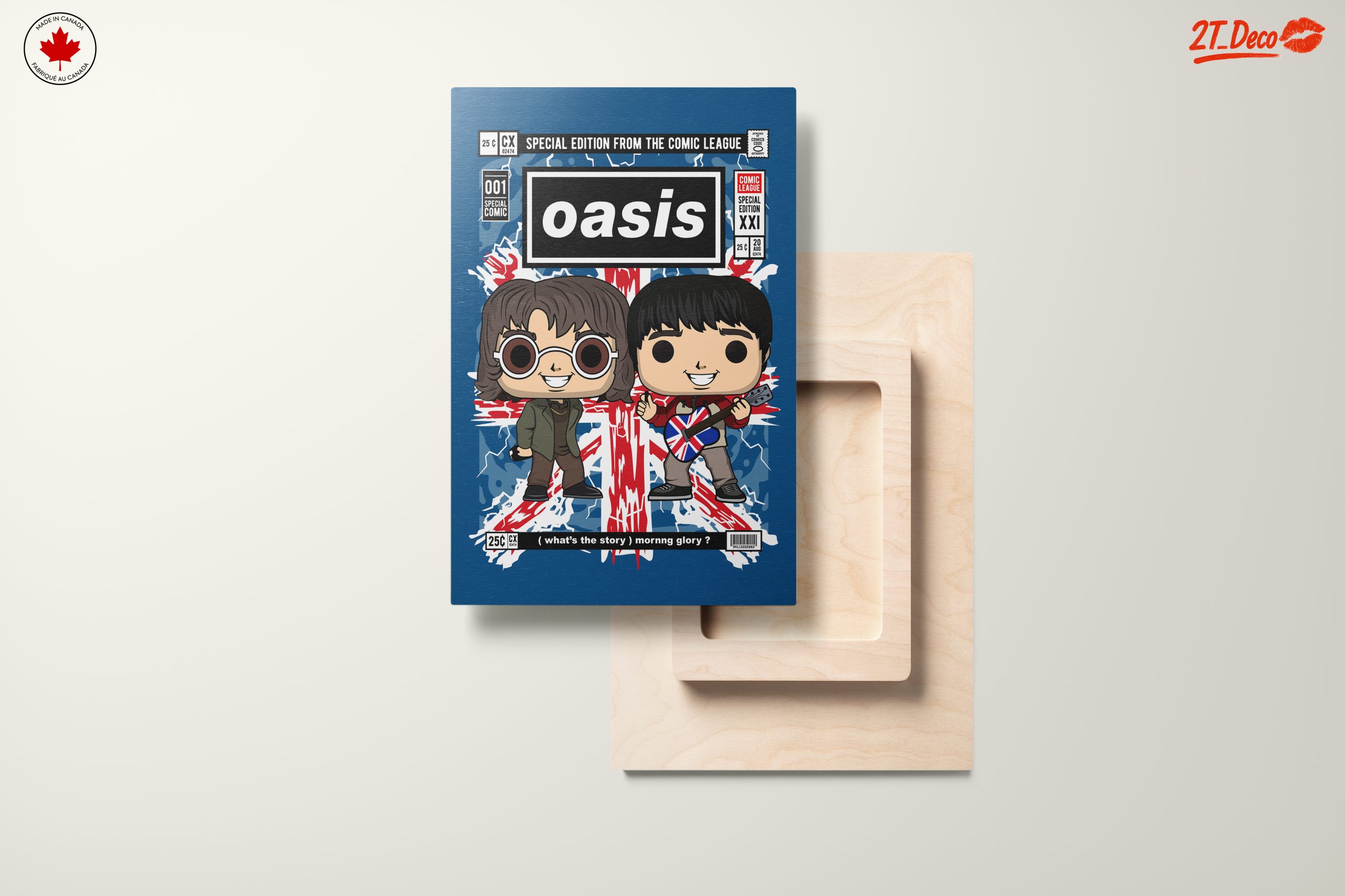 Oasis Themed Artistic Music Art - Image 11