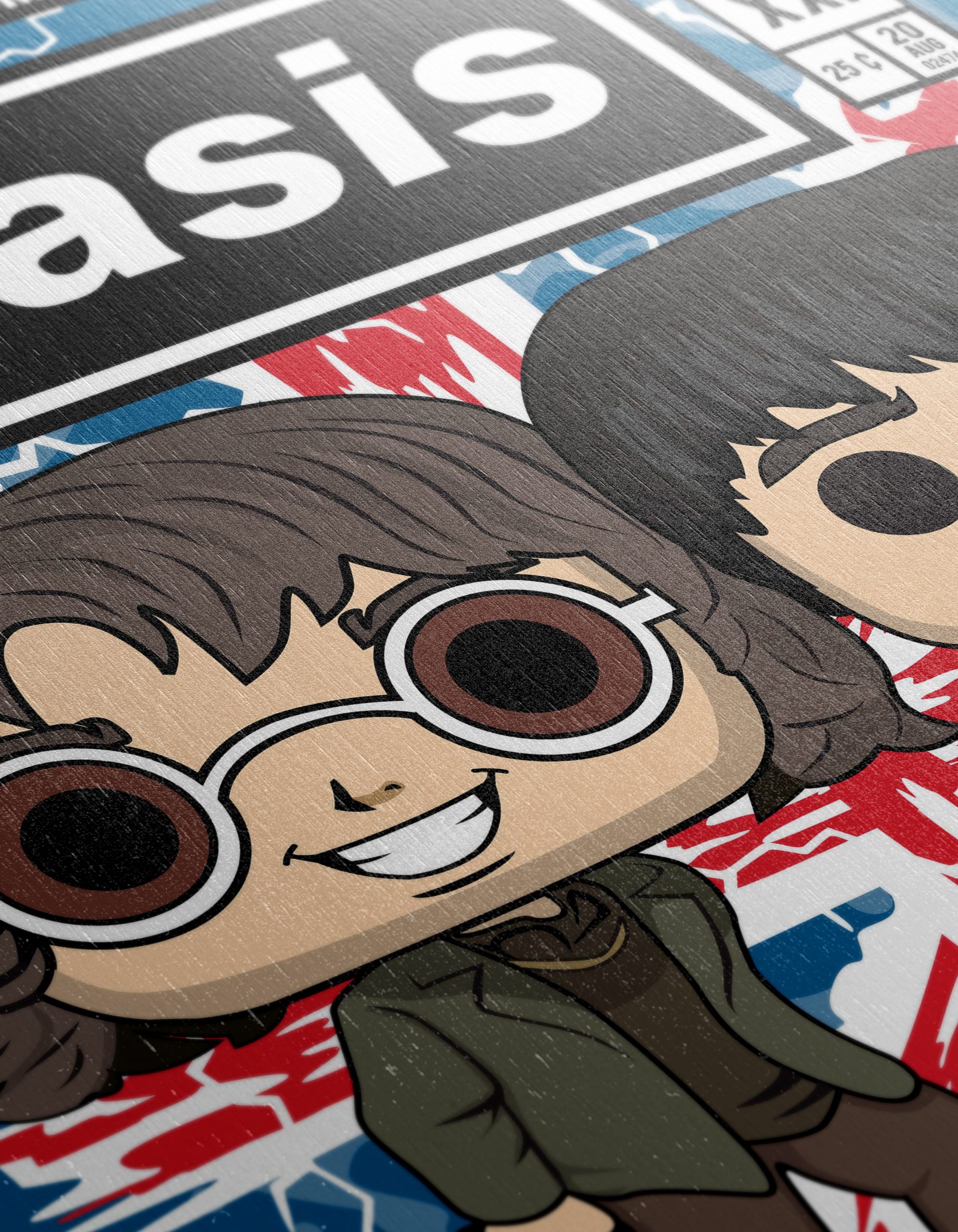 Oasis Themed Artistic Music Art - Image 12