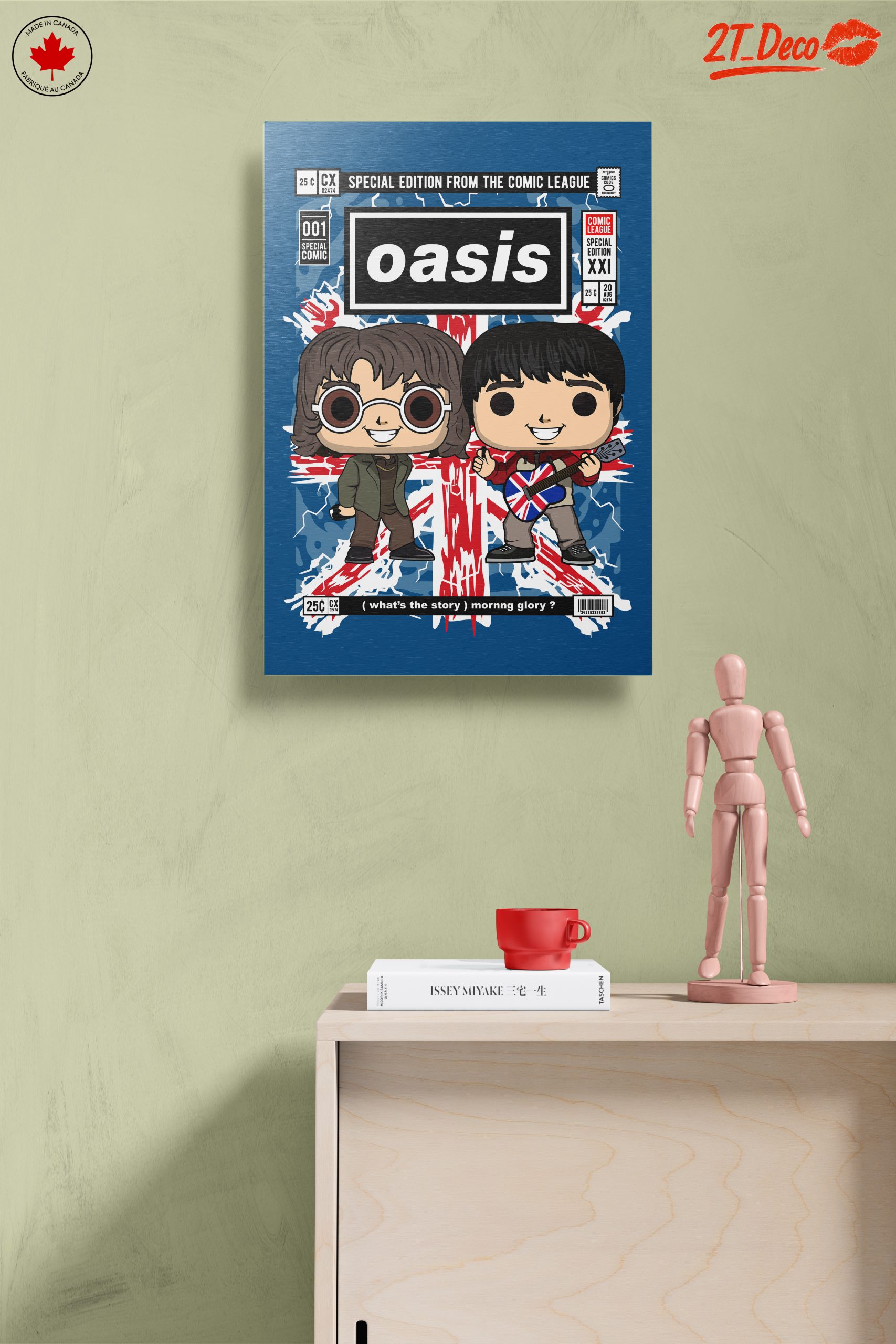 Oasis Themed Artistic Music Art - Image 14