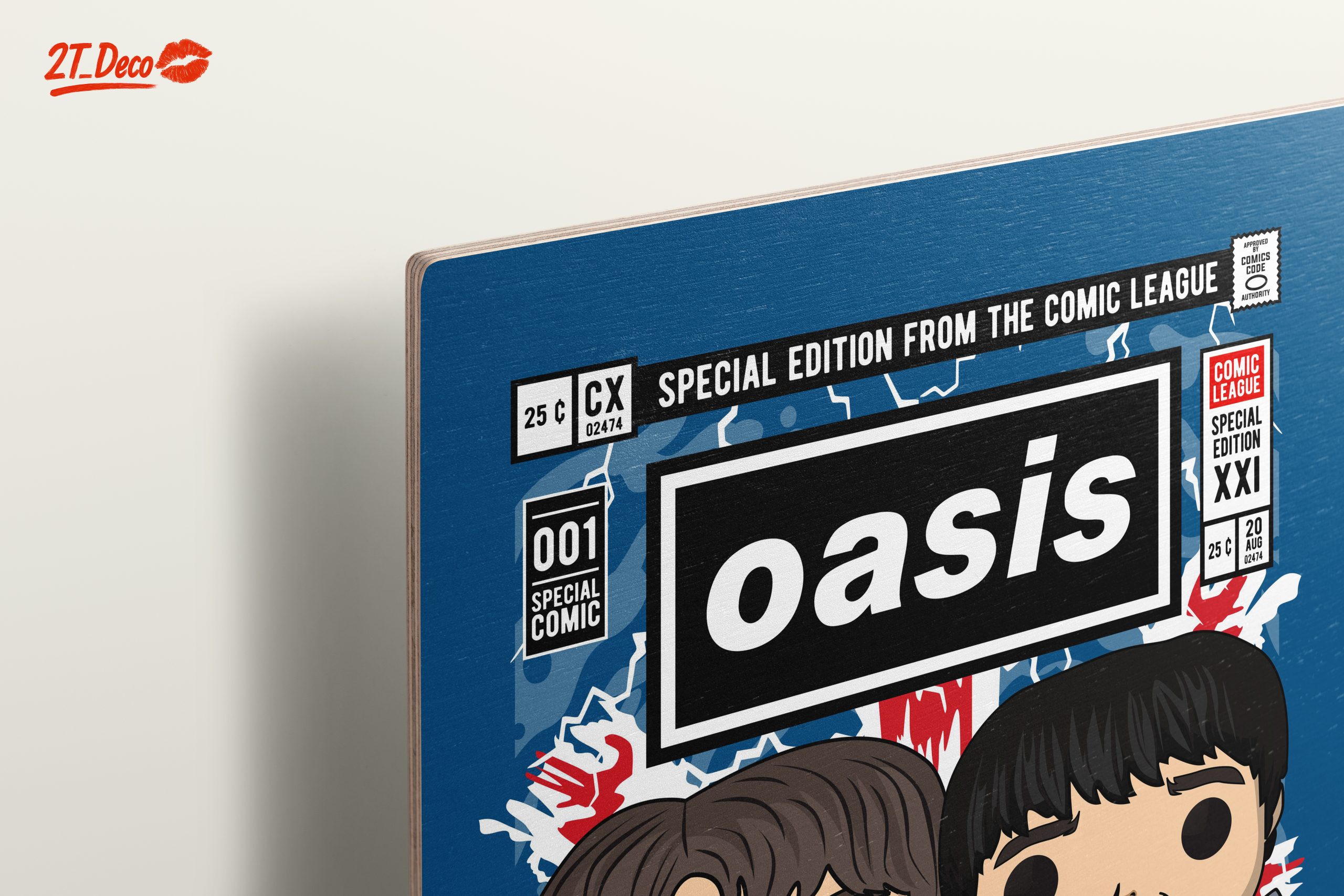 Oasis Themed Artistic Music Art - Image 15