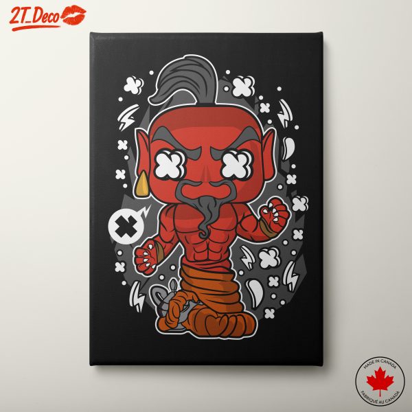Stylized Mythical Character Artwork
