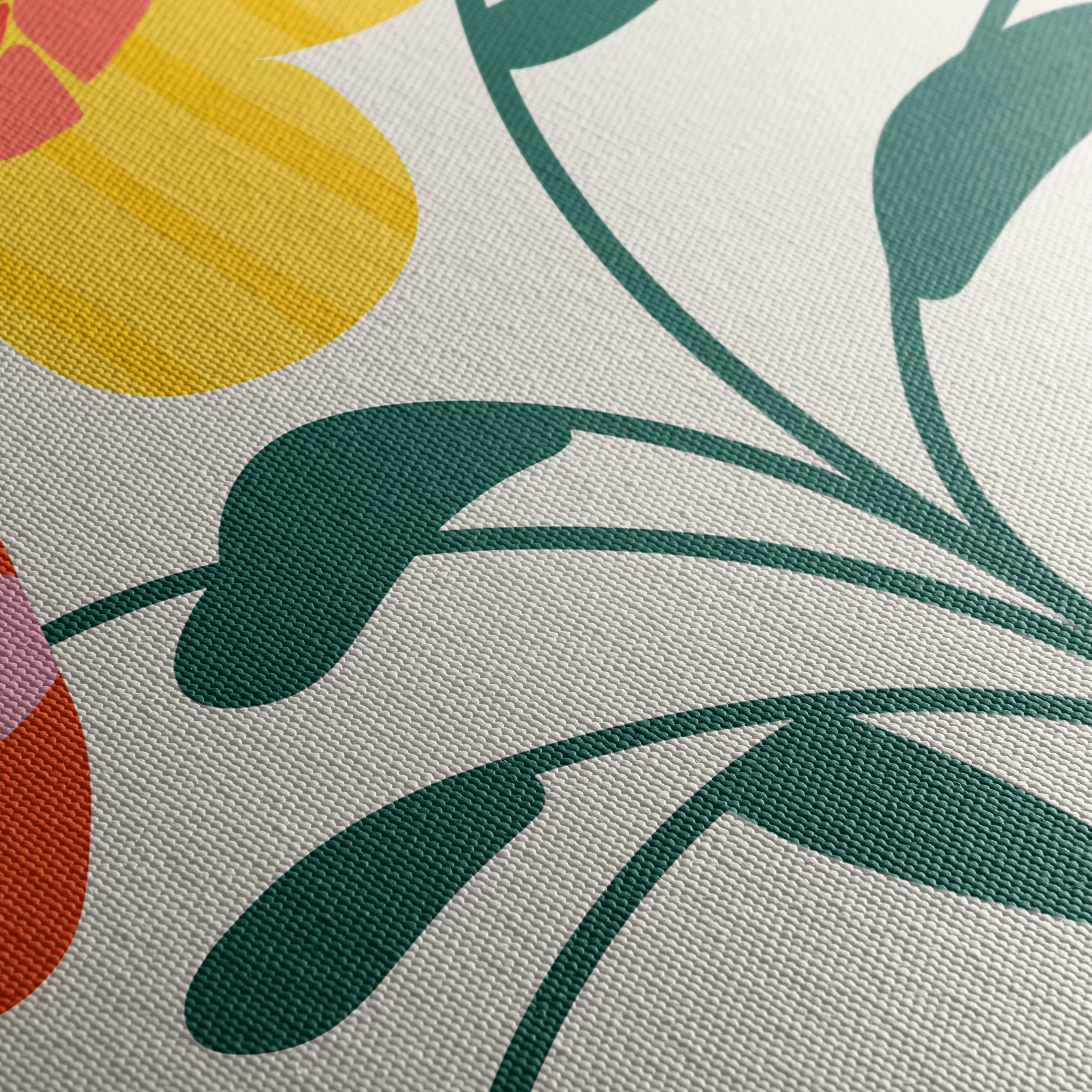 Stylized Floral Arrangement Art - Image 5