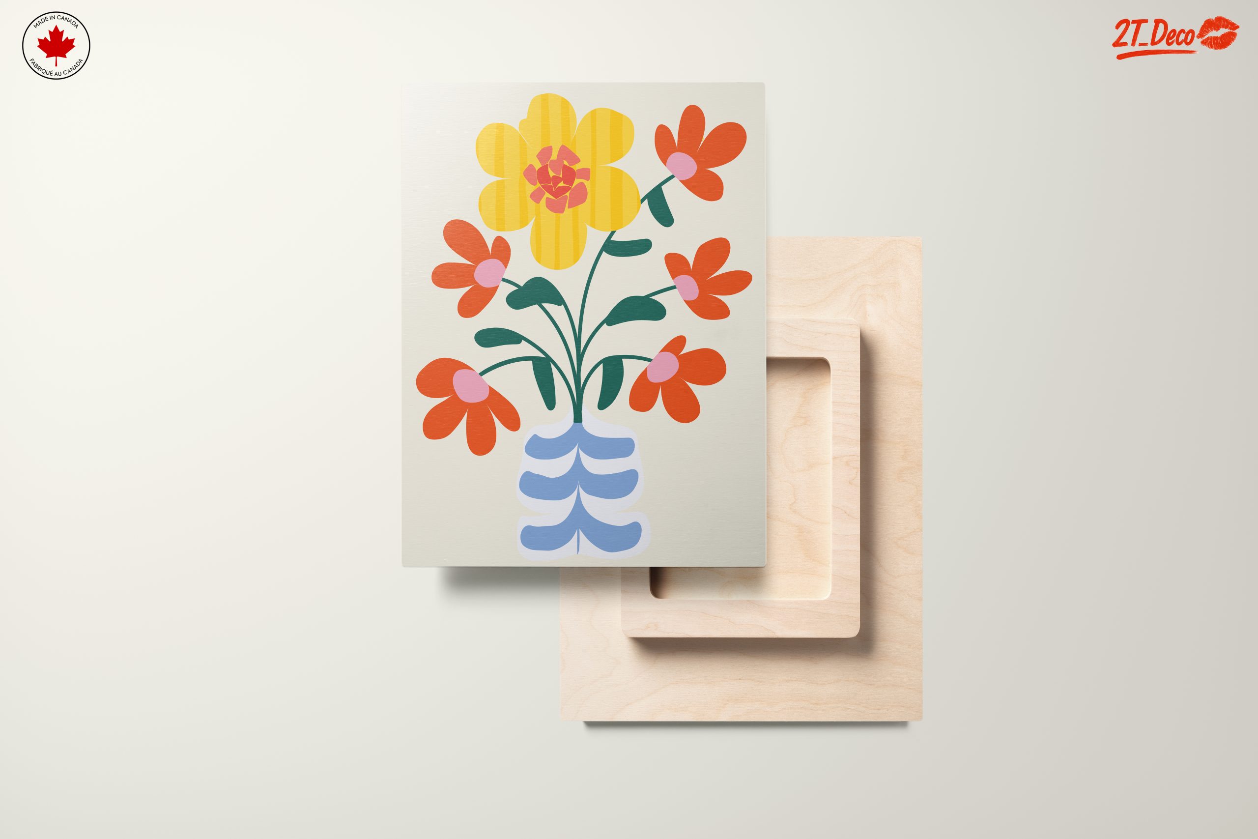 Stylized Floral Arrangement Art - Image 11