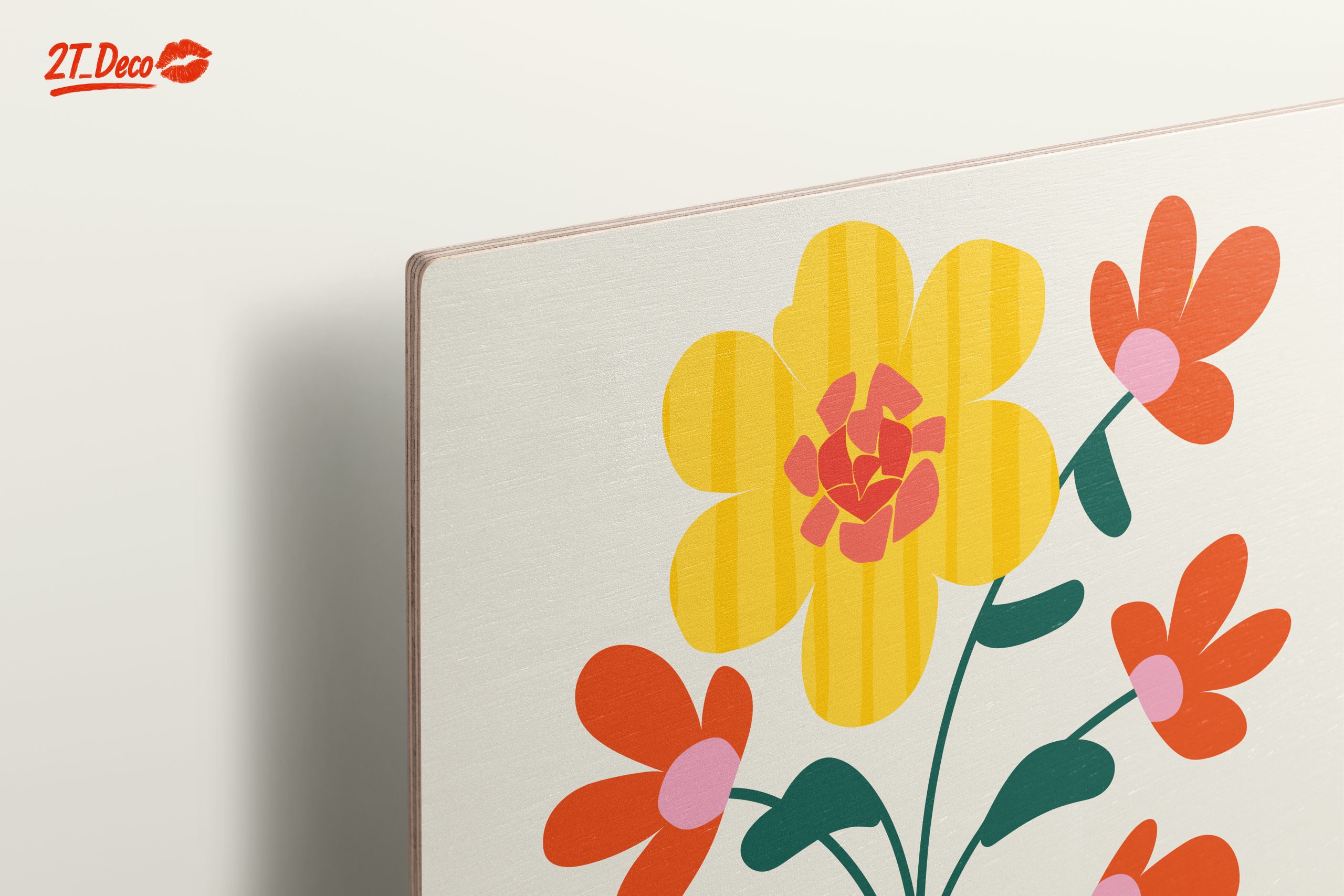 Stylized Floral Arrangement Art - Image 15