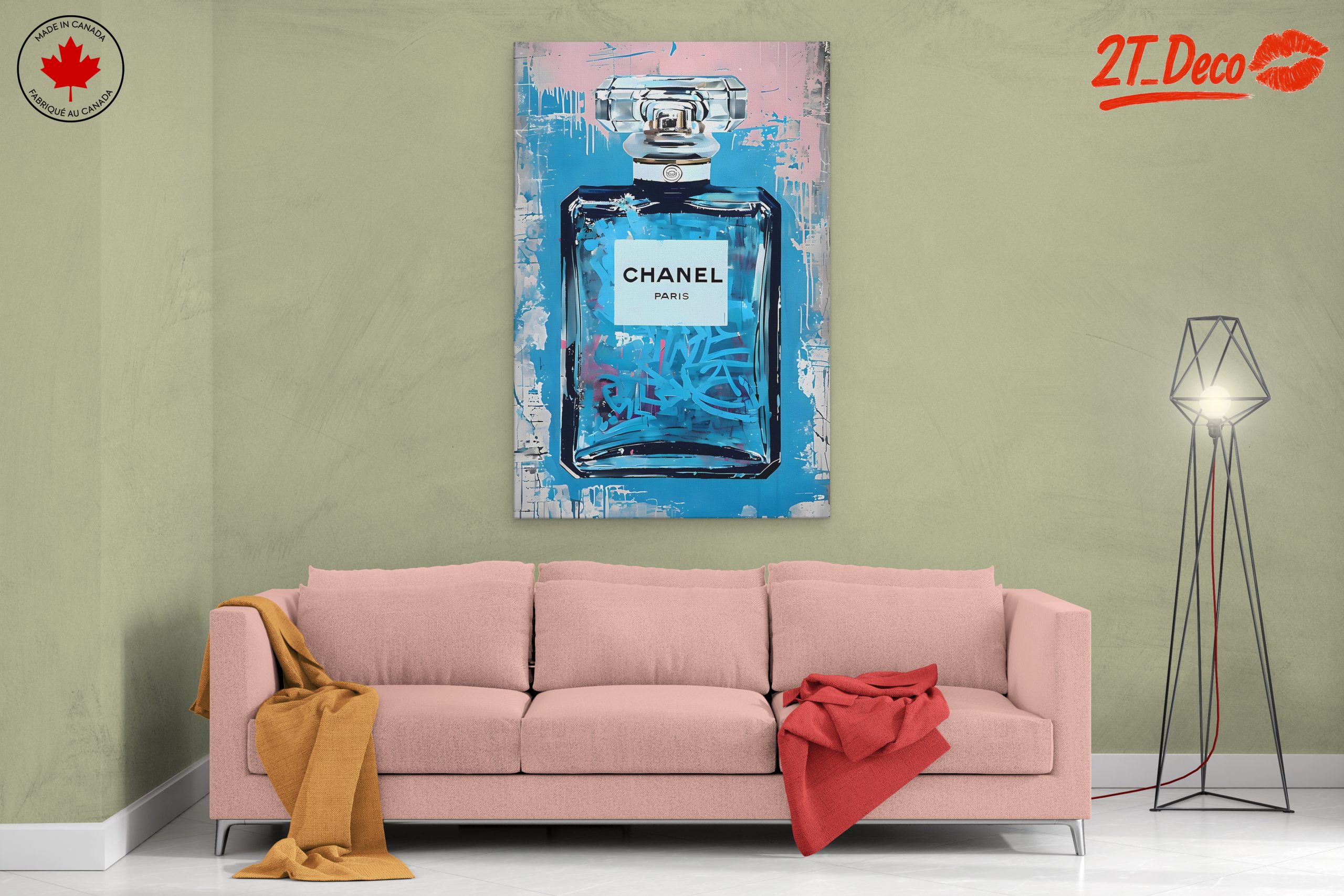 Chanel Blue Pop Art Perfume - Image 2