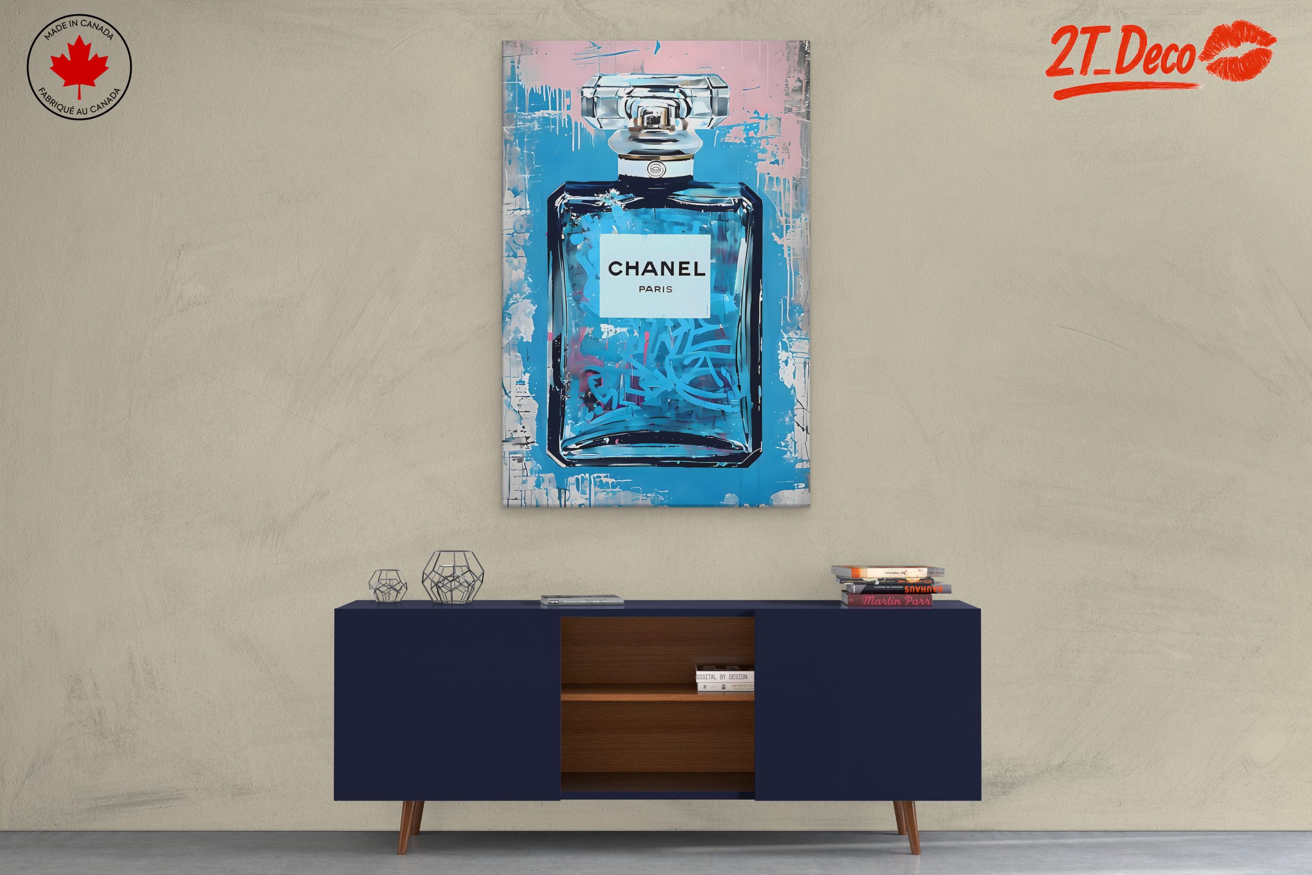 Chanel Blue Pop Art Perfume - Image 3