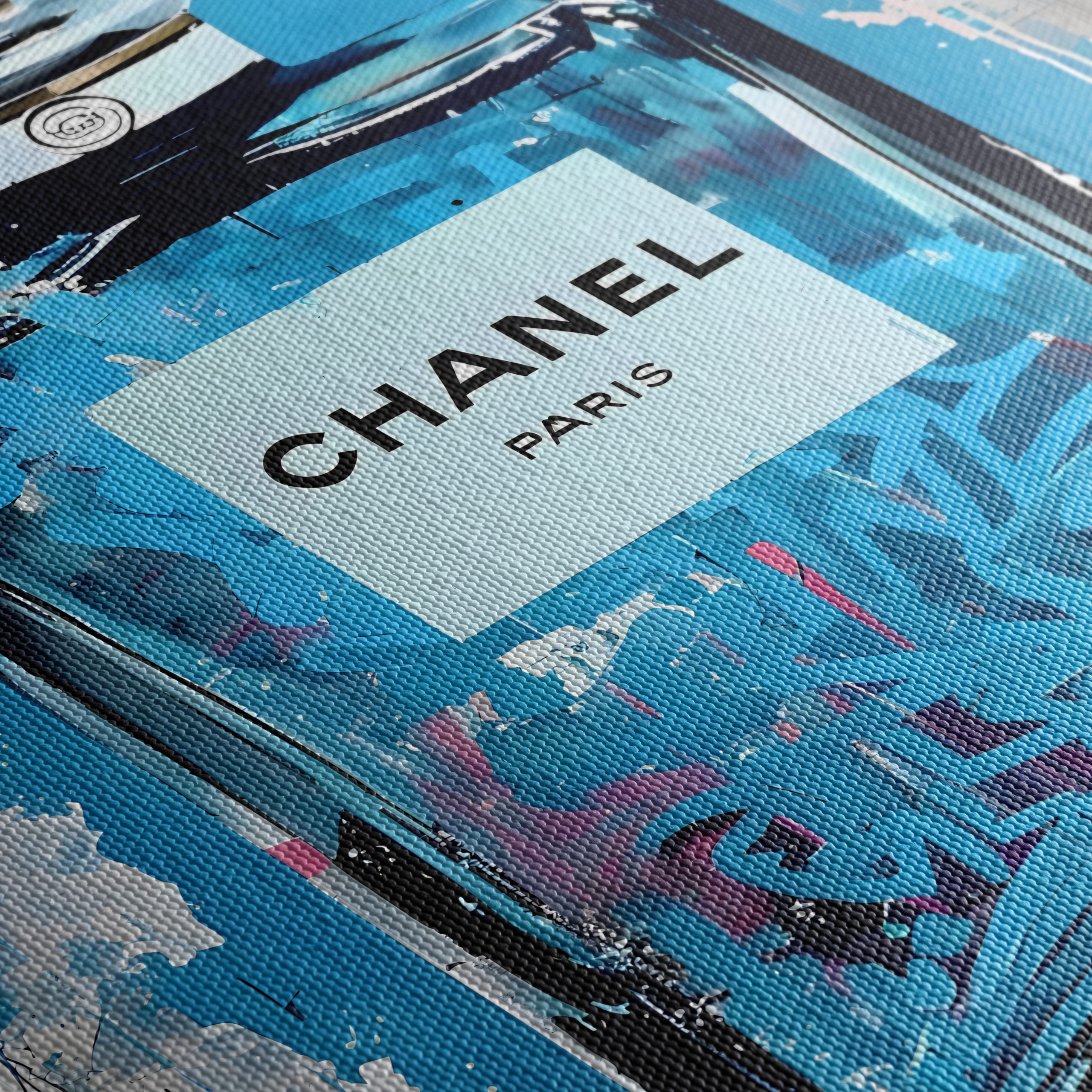 Chanel Blue Pop Art Perfume - Image 5