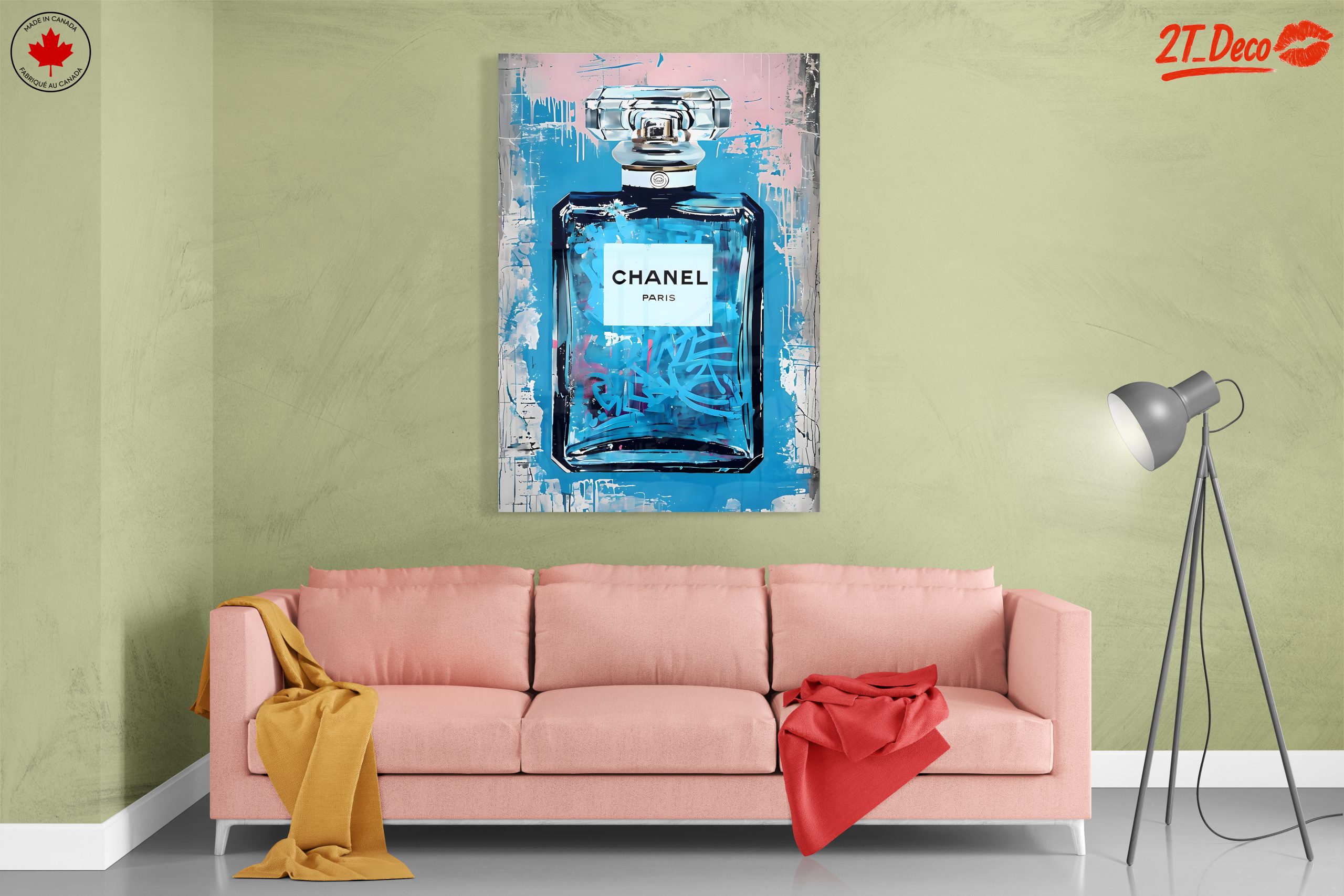 Chanel Blue Pop Art Perfume - Image 7