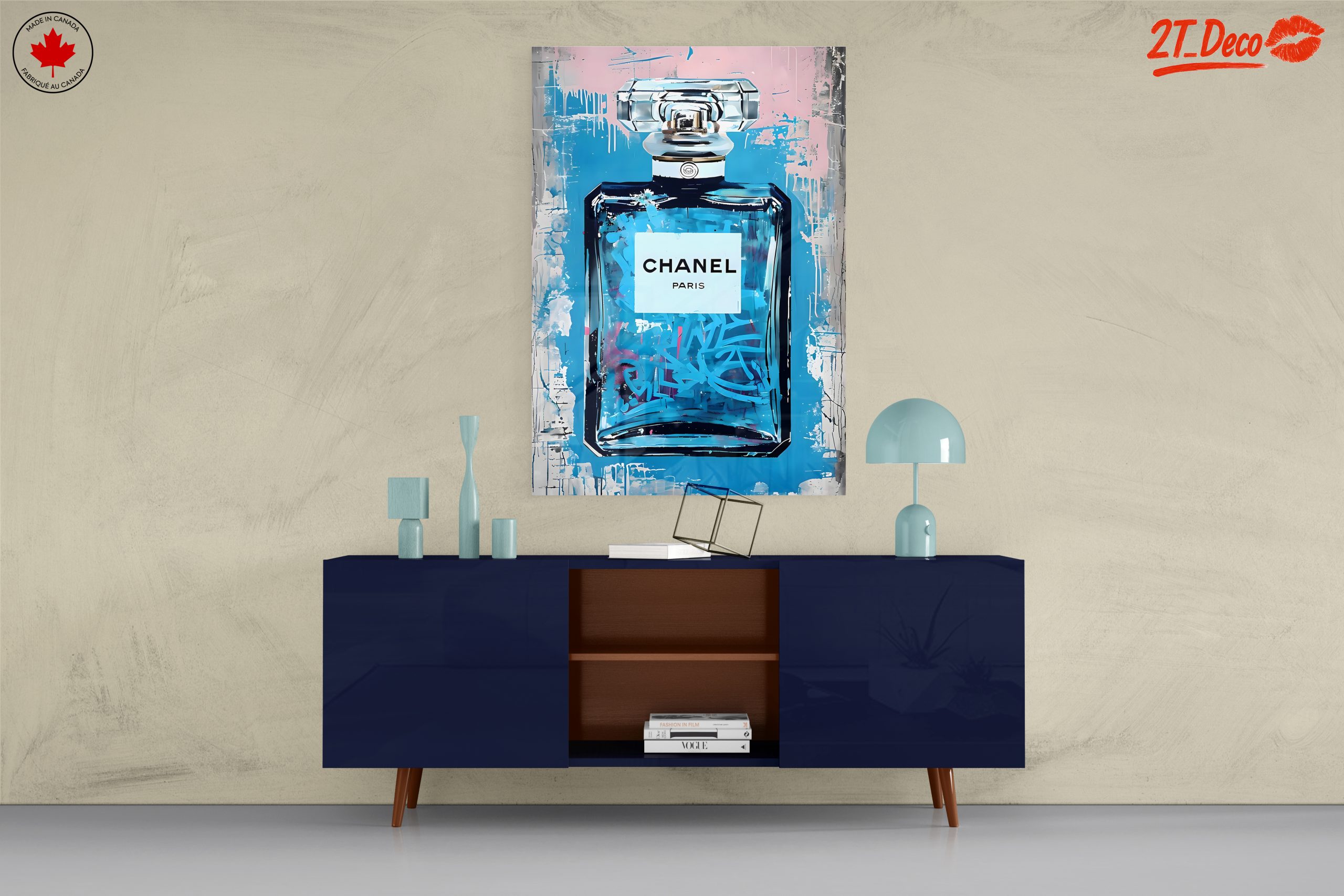 Chanel Blue Pop Art Perfume - Image 8