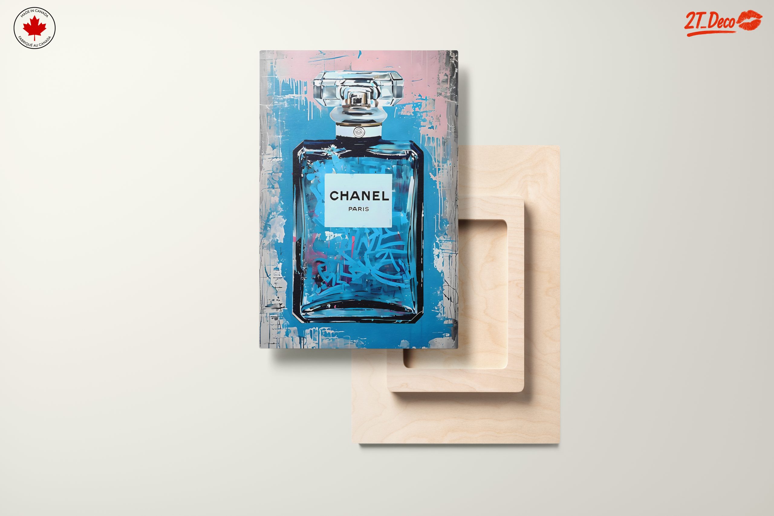 Chanel Blue Pop Art Perfume - Image 11