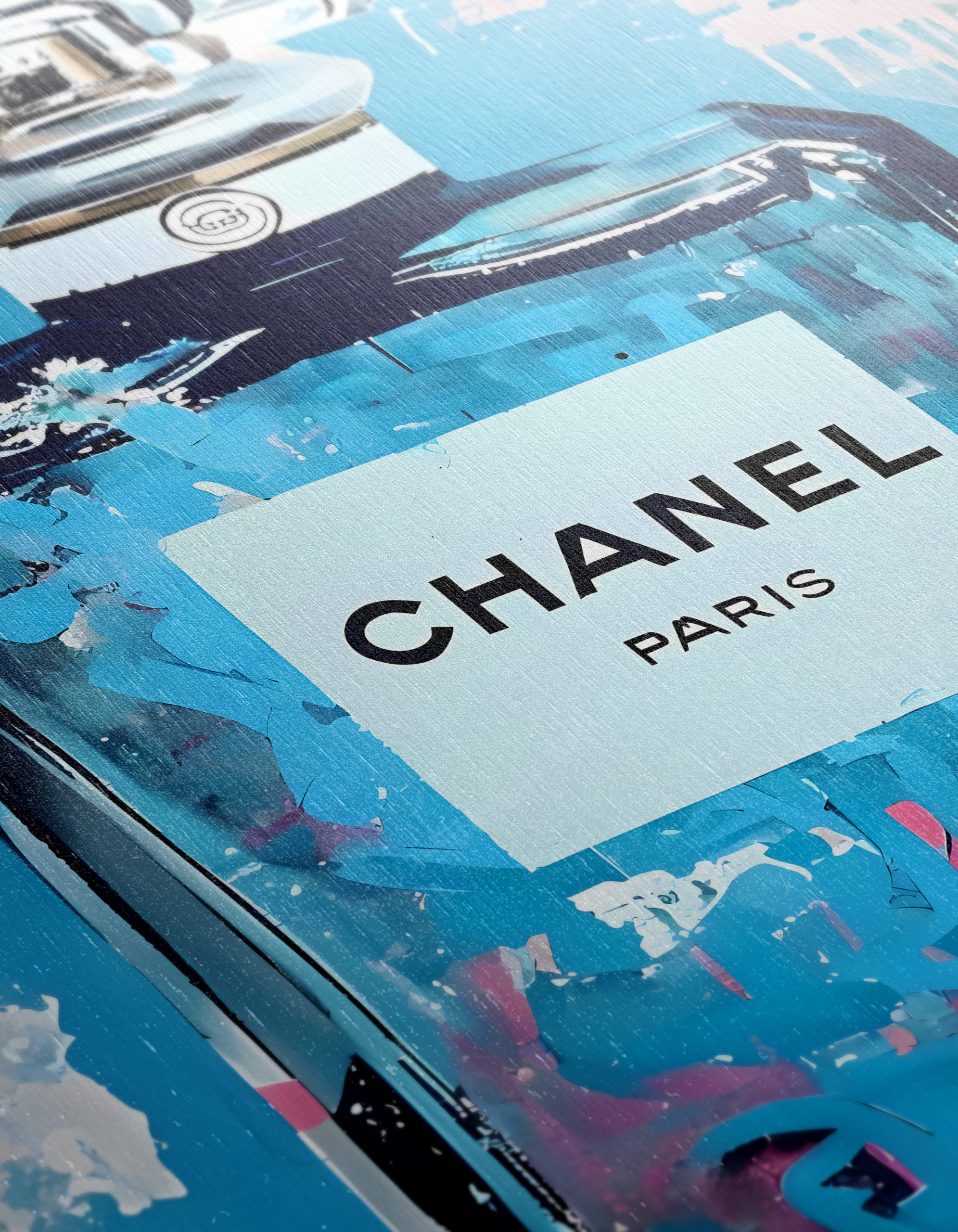 Chanel Blue Pop Art Perfume - Image 12