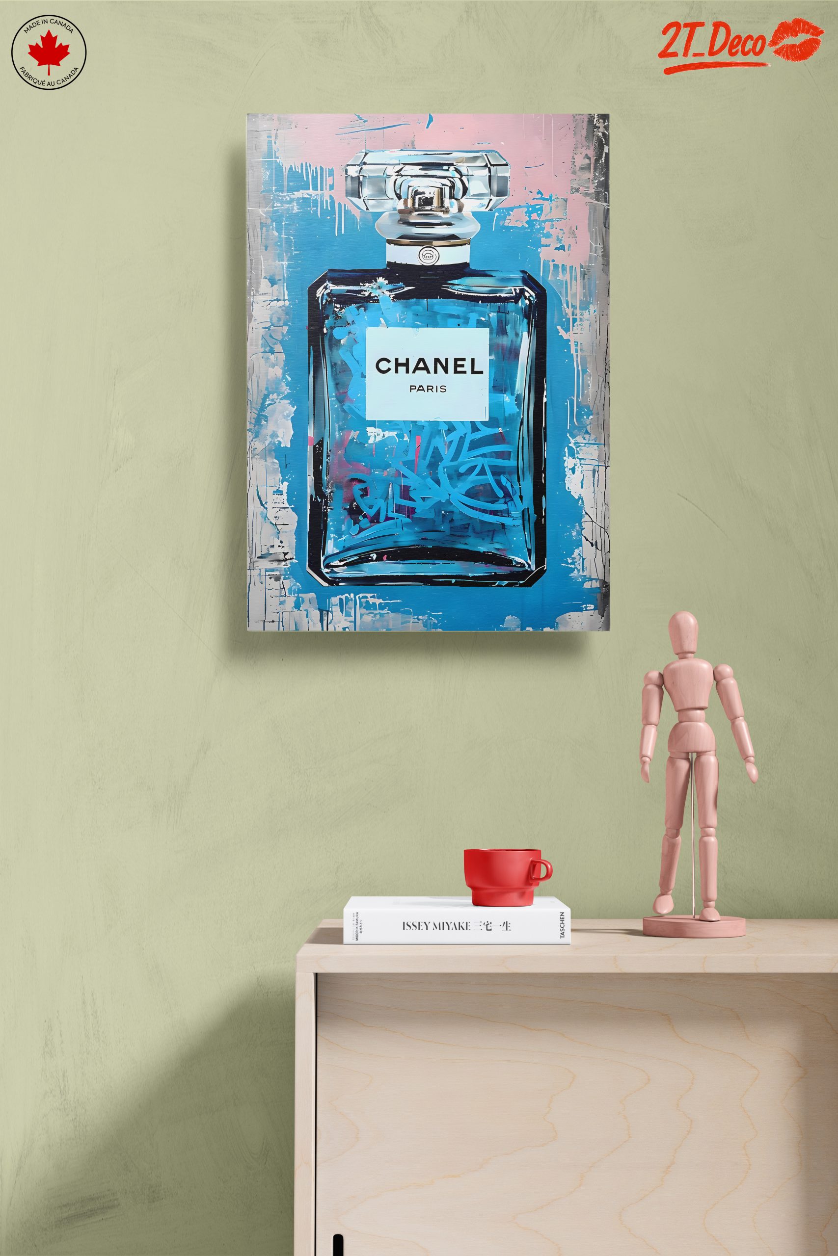 Chanel Blue Pop Art Perfume - Image 14