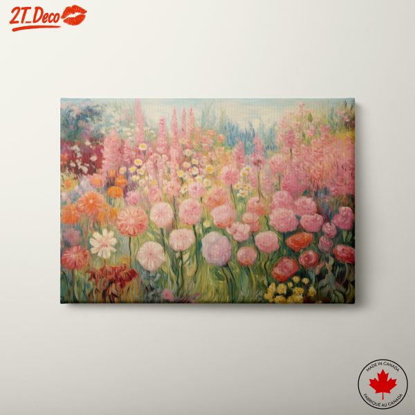 Vibrant Botanical Abstract Floral Art