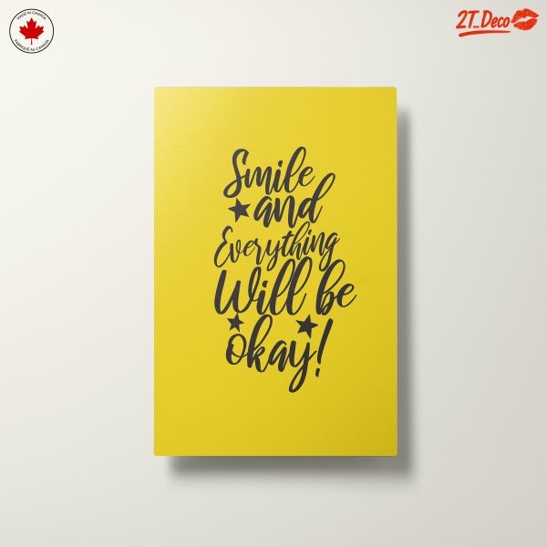 Bright Inspirational Quote for Uplifting Decor