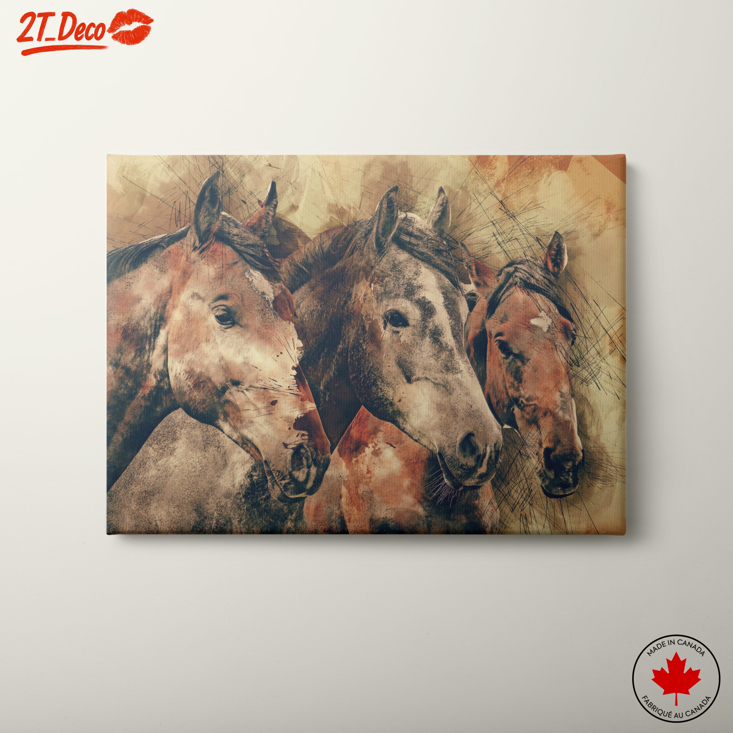 Elegant Horses Wall Art
