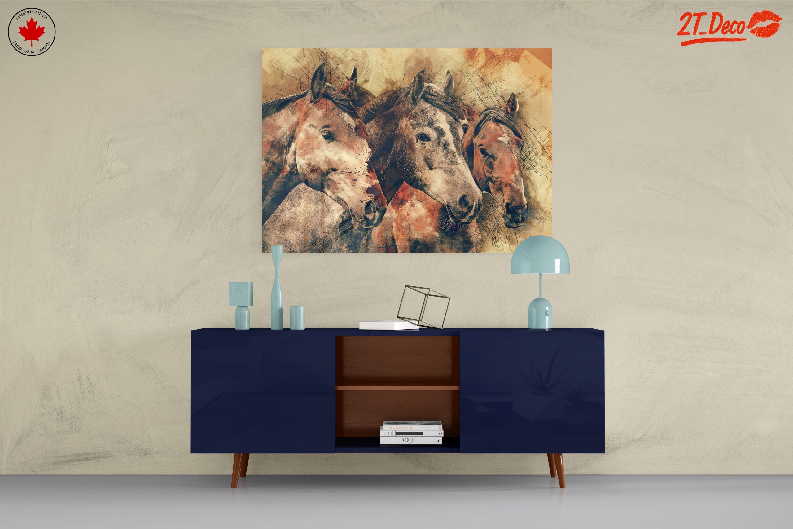 Elegant Horses Wall Art - Image 8