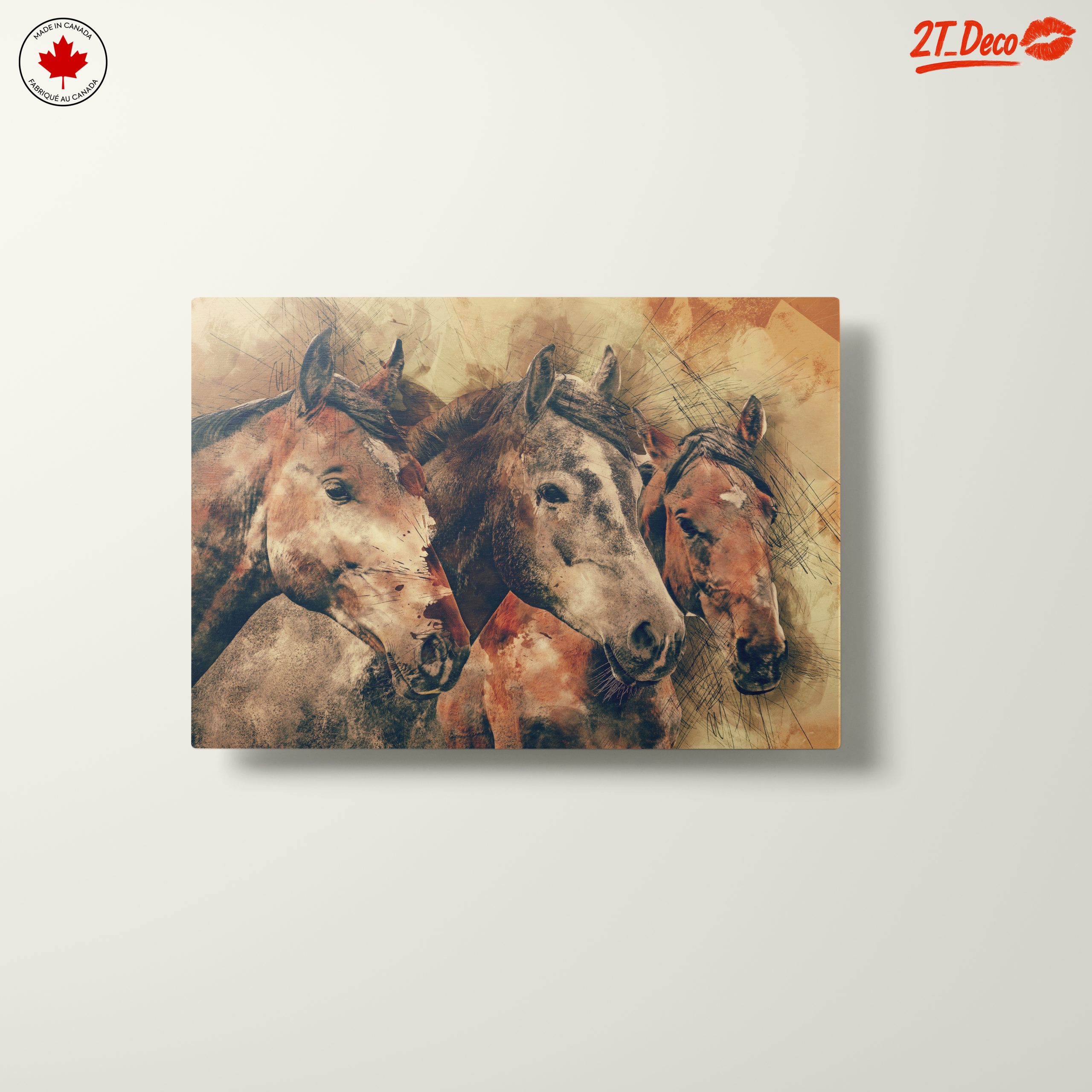 Elegant Horses Wall Art - Image 10