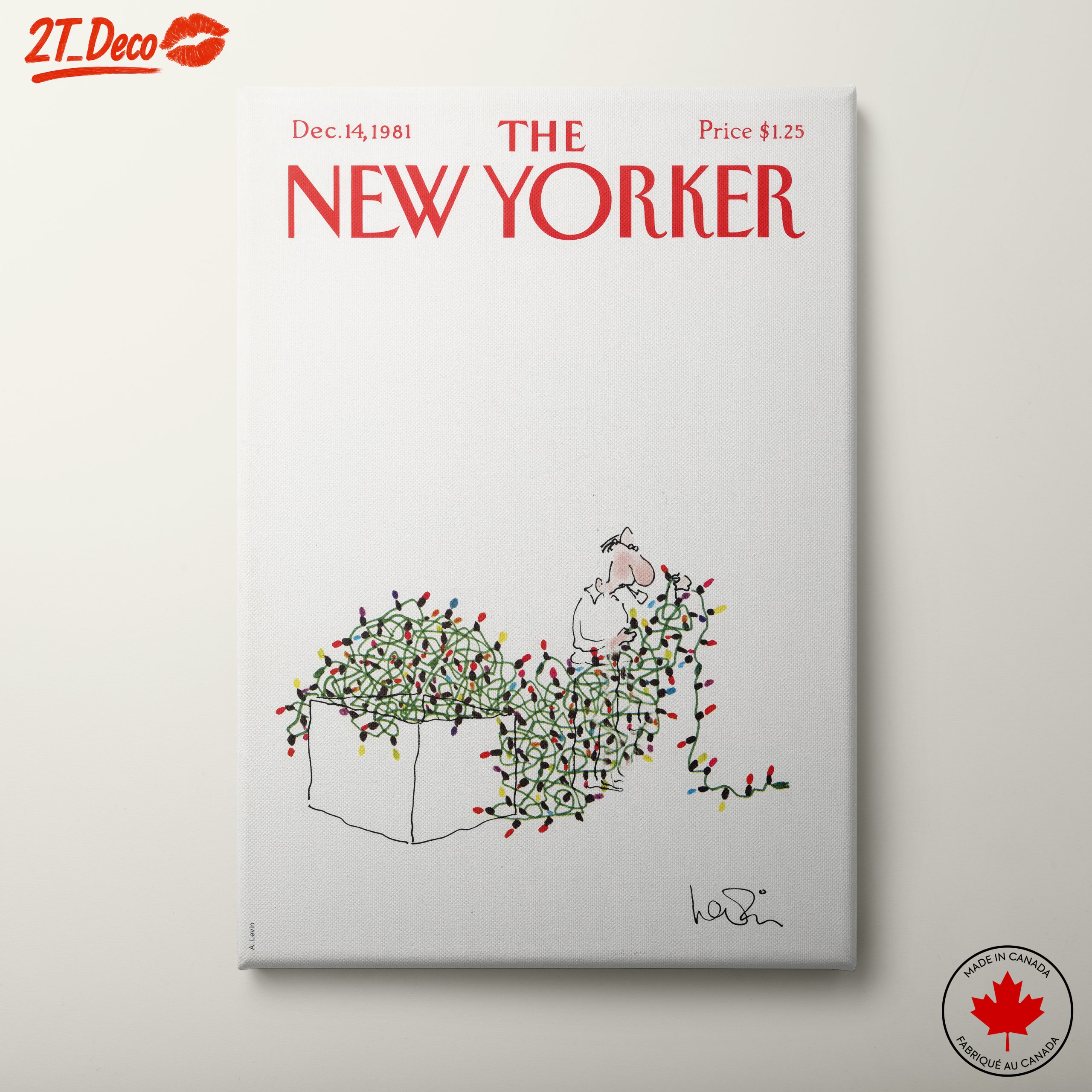 The New Yorker Cover Art from December 1981