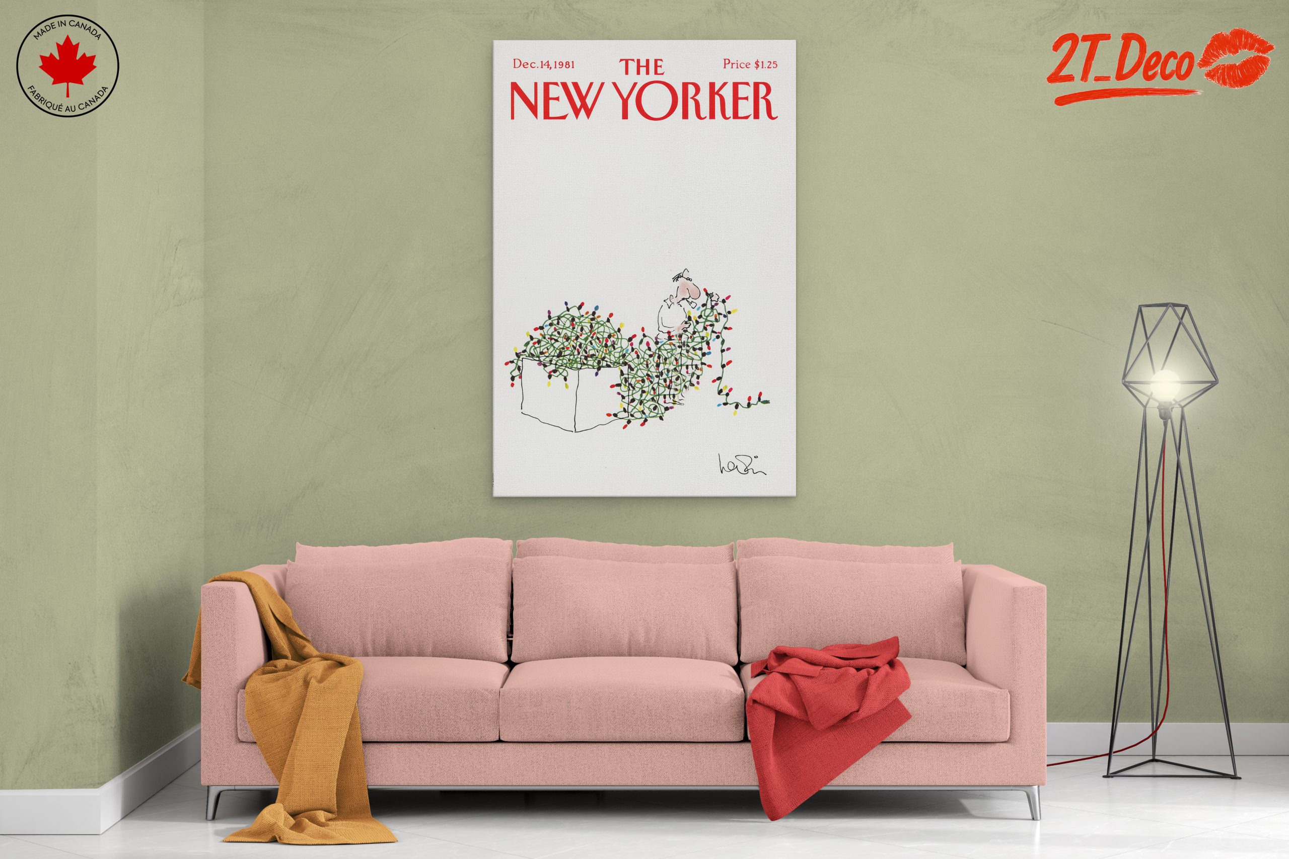 The New Yorker Cover Art from December 1981 - Image 2