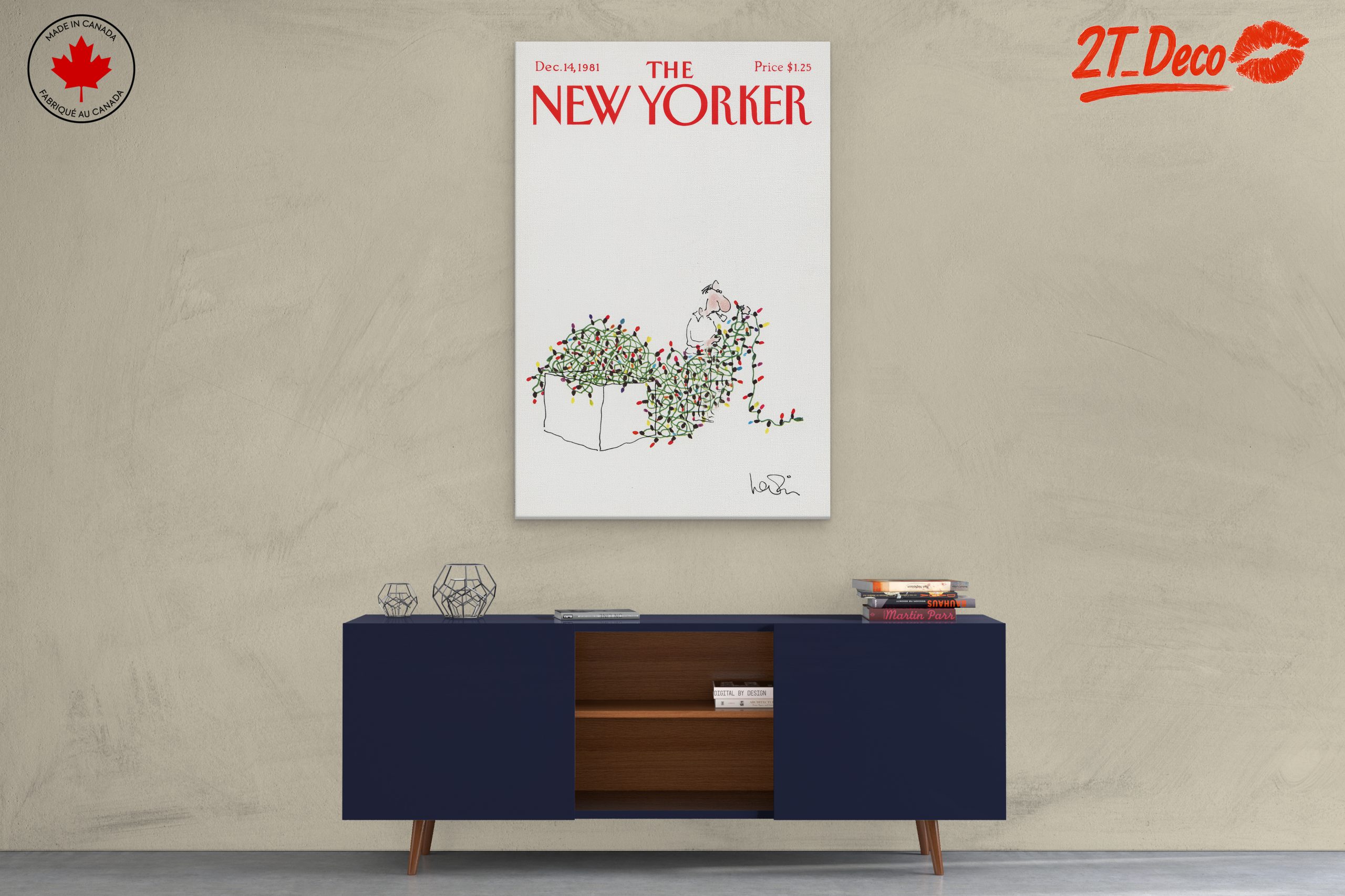 The New Yorker Cover Art from December 1981 - Image 3