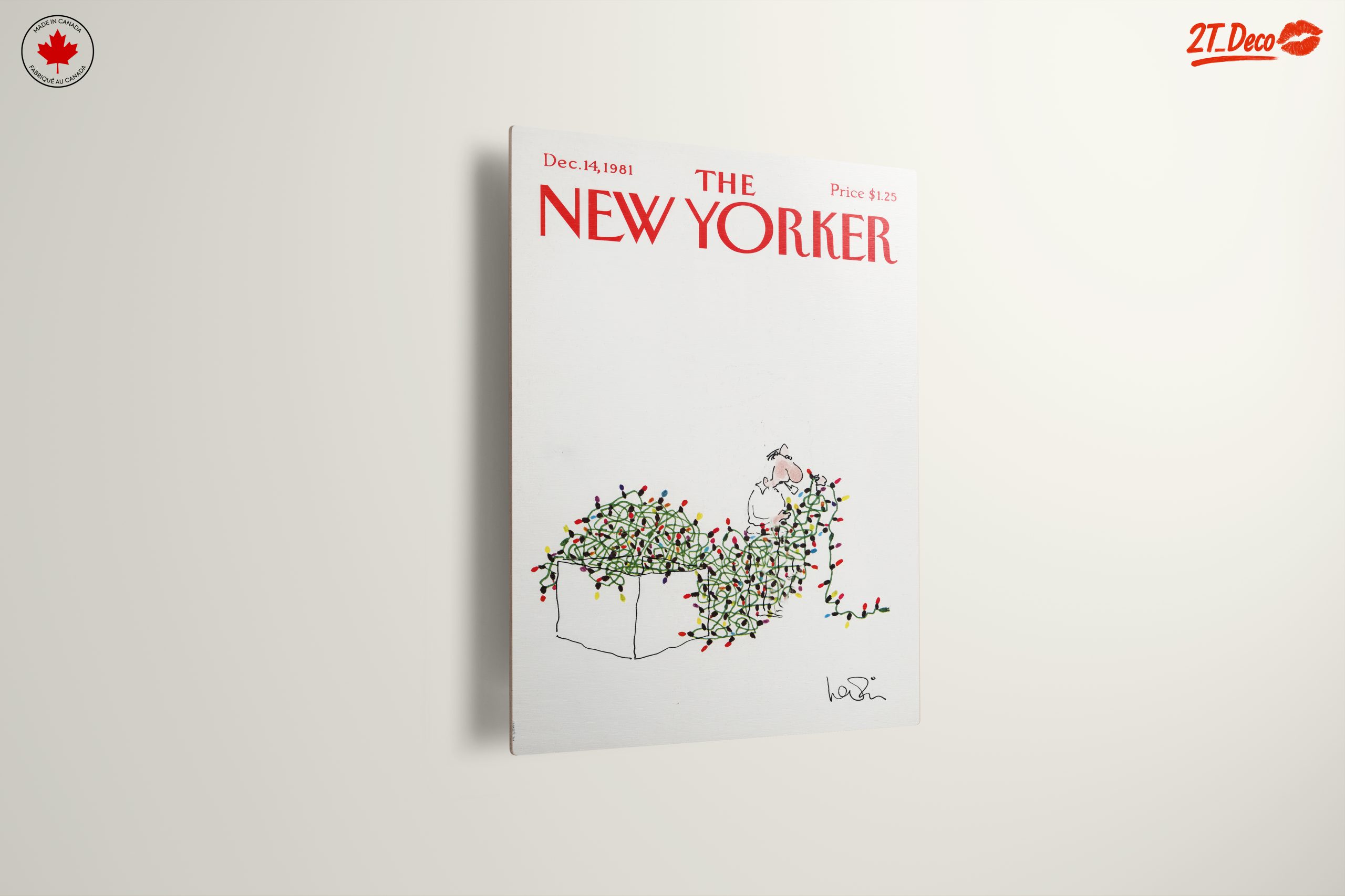 The New Yorker Cover Art from December 1981 - Image 13