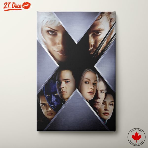 X-Men Movie Art Featuring Iconic Characters