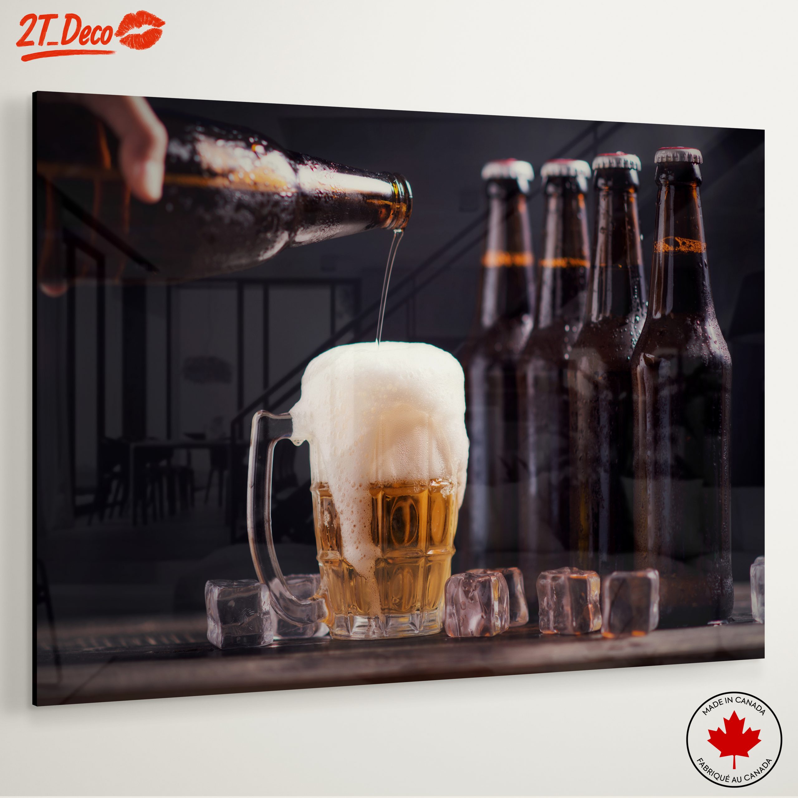 Refreshing Beer Pour with Foam - Image 6