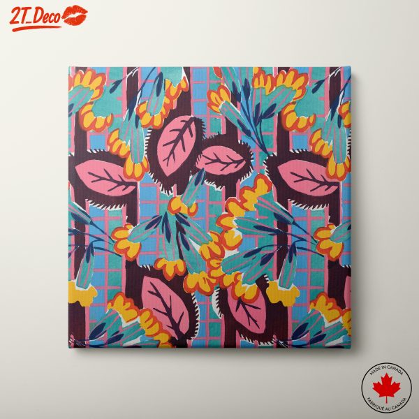 Colorful Botanical Abstract Art Print