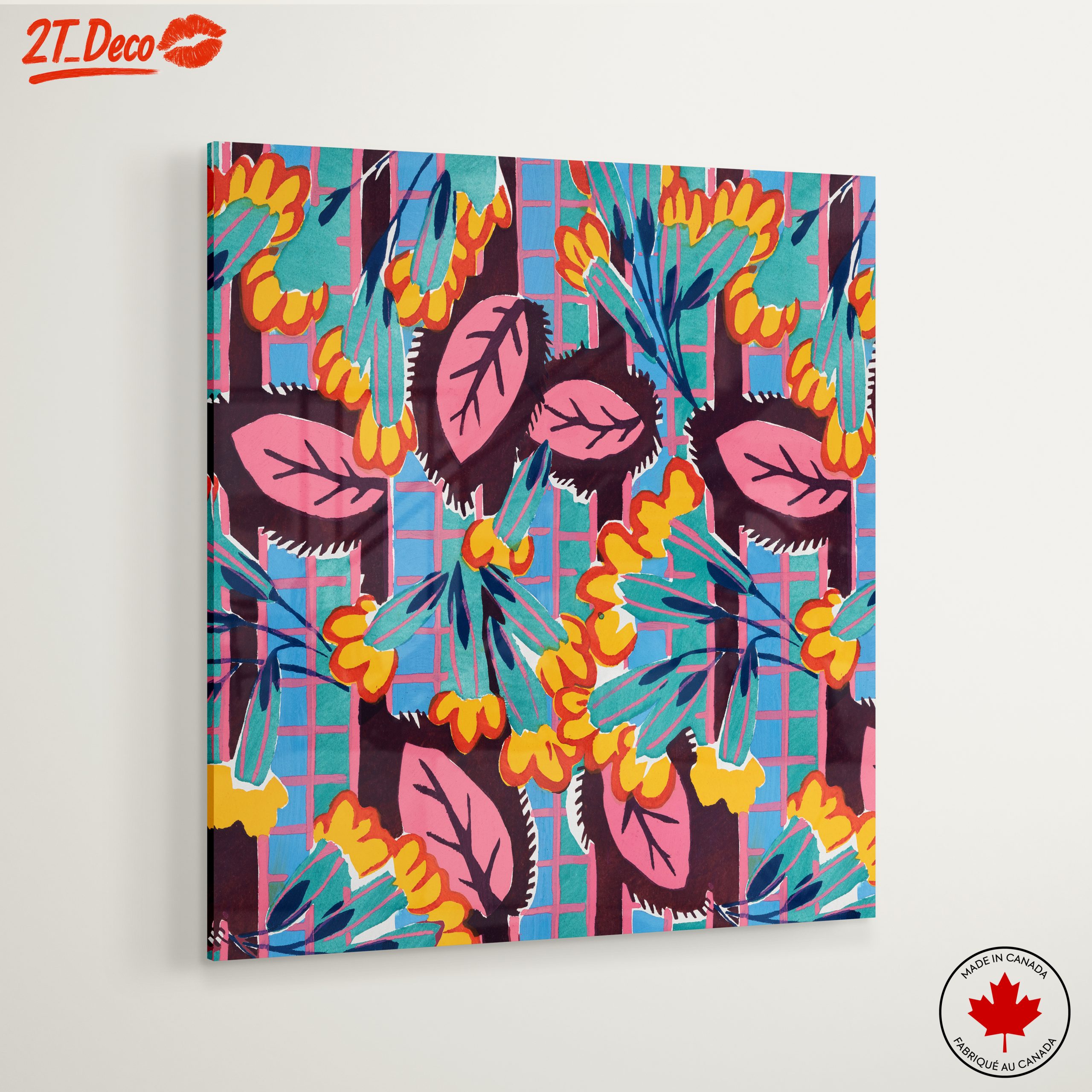 Colorful Botanical Abstract Art Print - Image 6