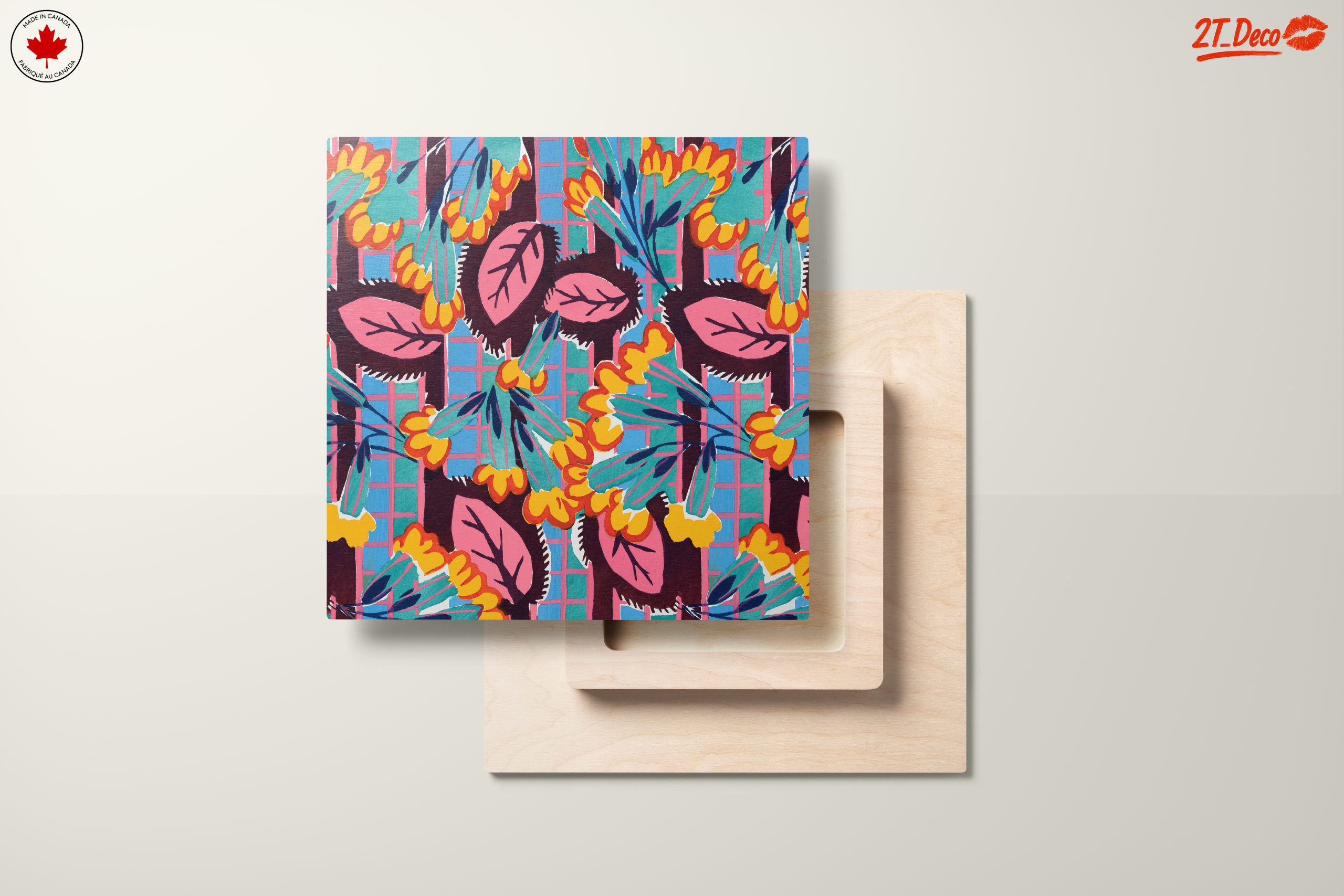 Colorful Botanical Abstract Art Print - Image 11