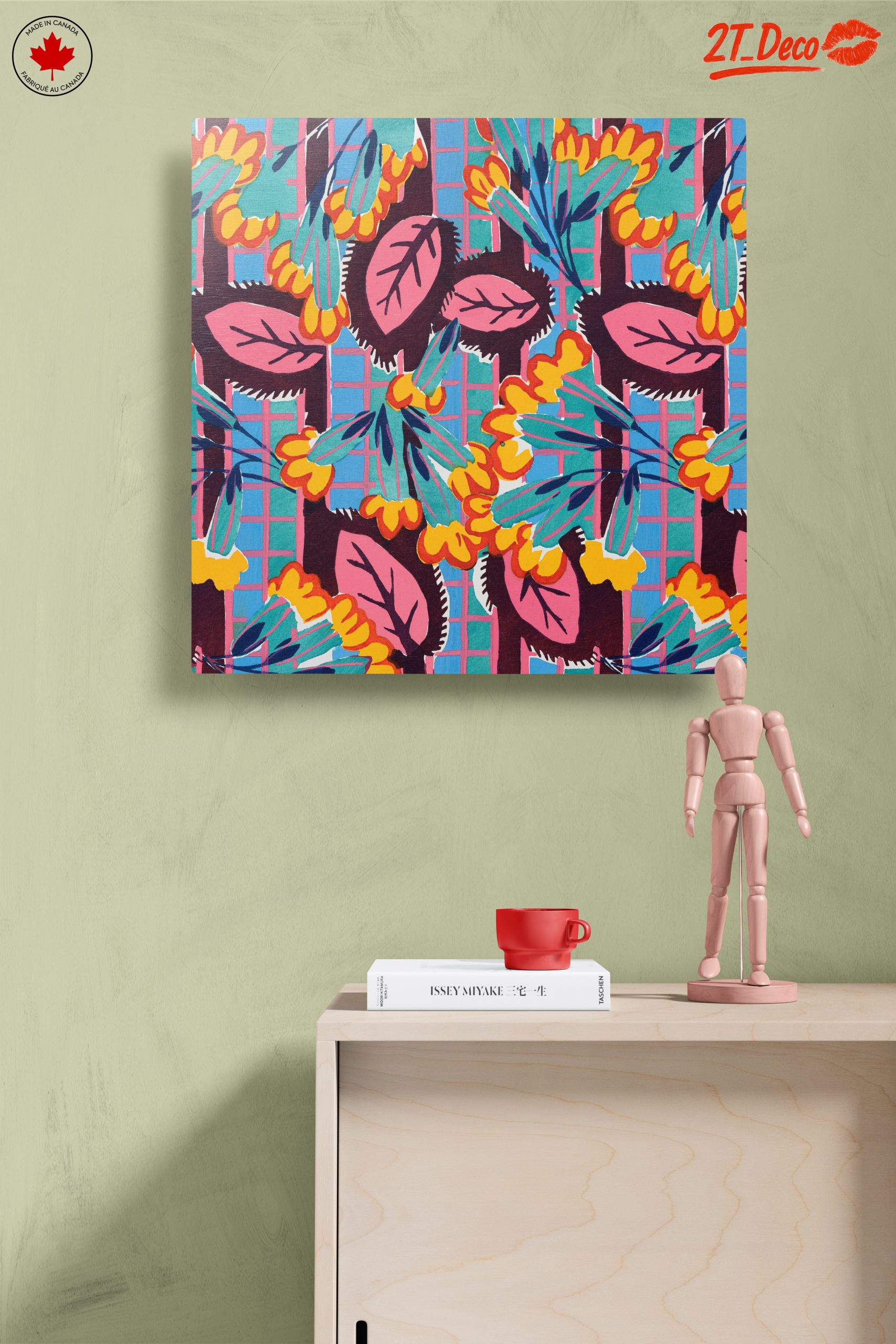 Colorful Botanical Abstract Art Print - Image 14
