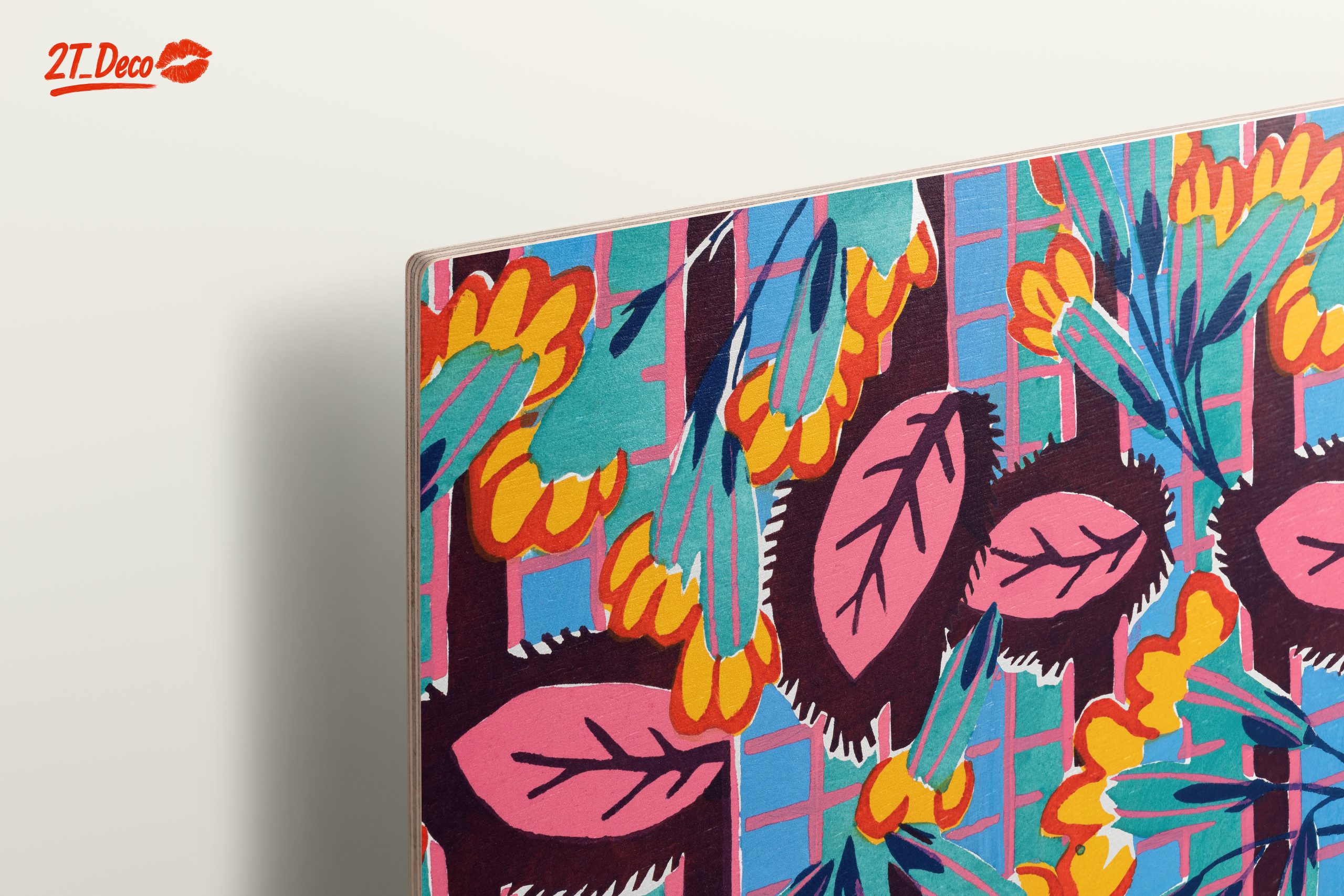 Colorful Botanical Abstract Art Print - Image 15
