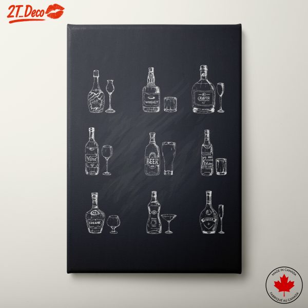 Assorted Alcoholic Beverages Art