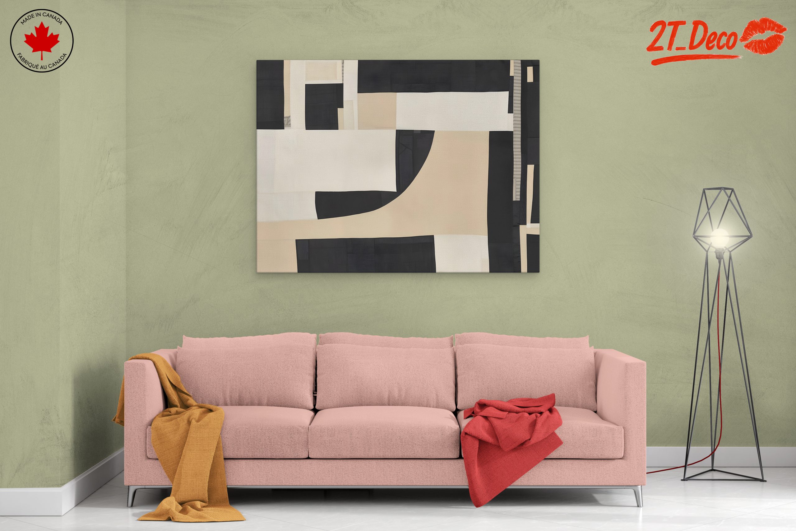 Modern Abstract Geometric Art 6 - Image 2