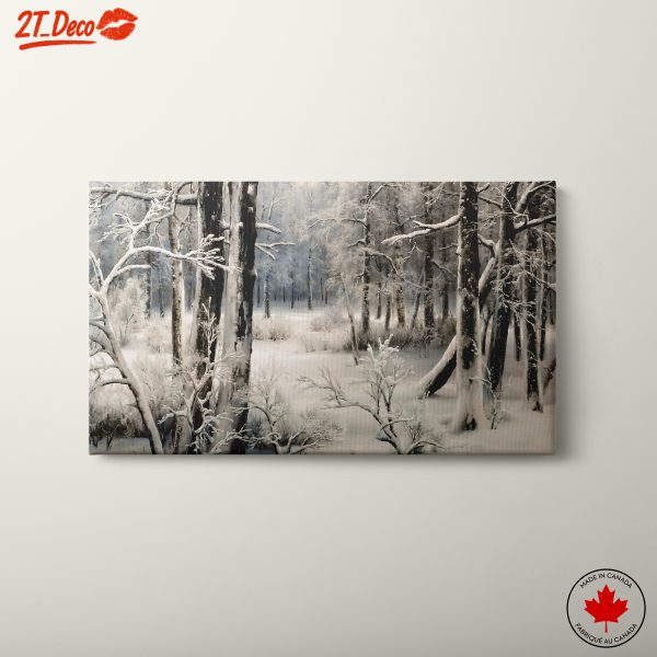 Serene Winter Landscape in Snow