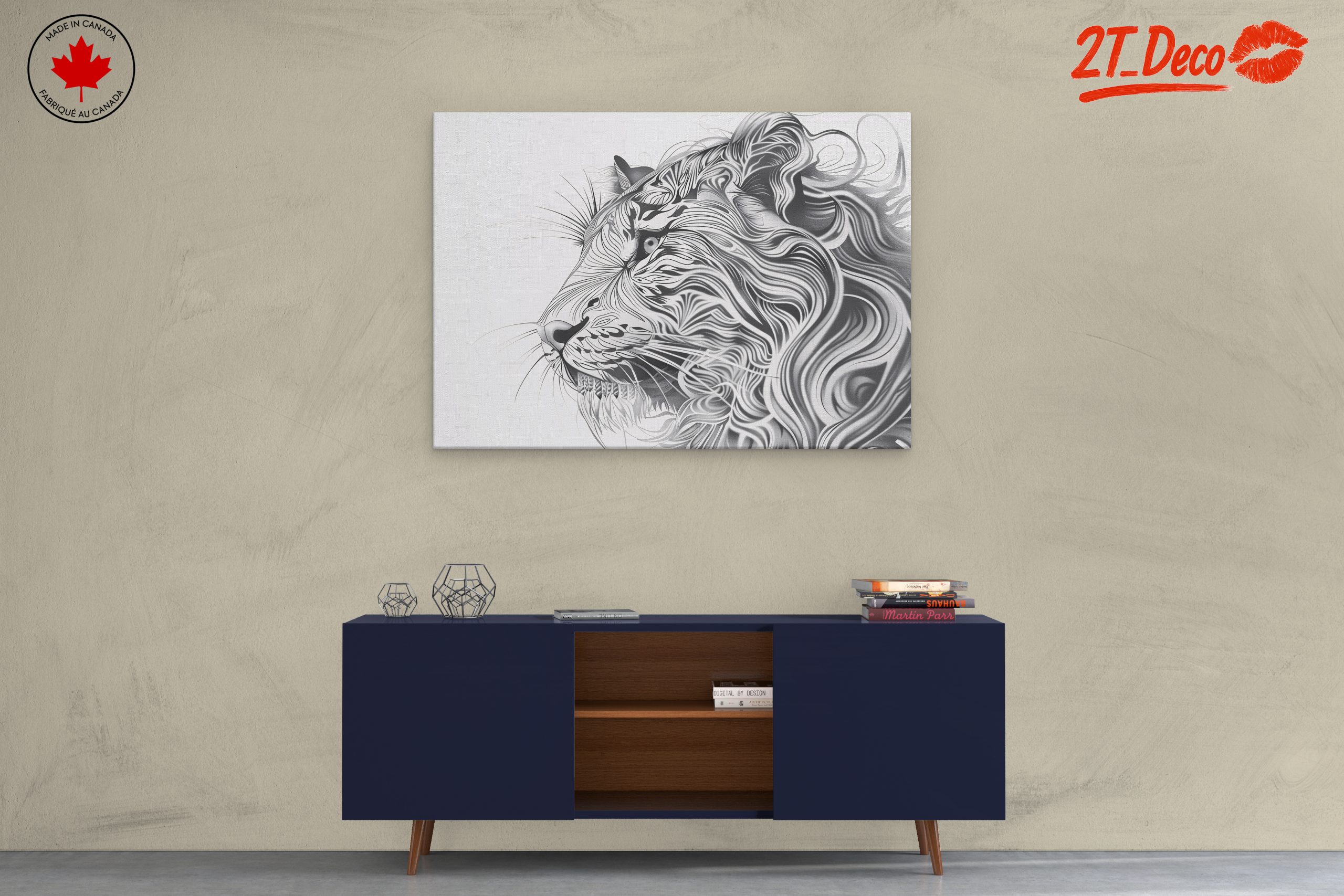 Stylized Lion Character Artwork - Image 3