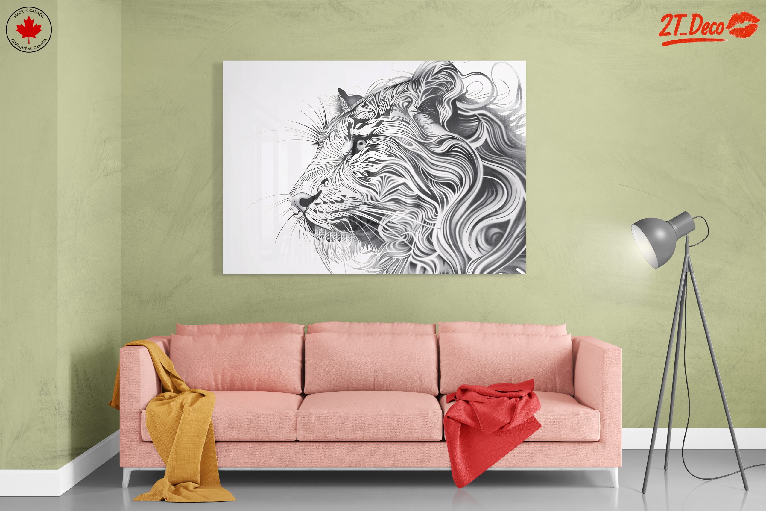 Stylized Lion Character Artwork - Image 7